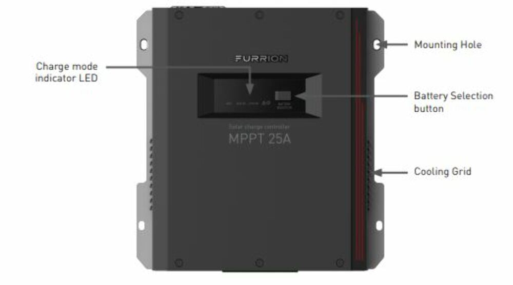 Furrion 50A Wall Mount MPPT Solar Charge Controller thumbnail 2