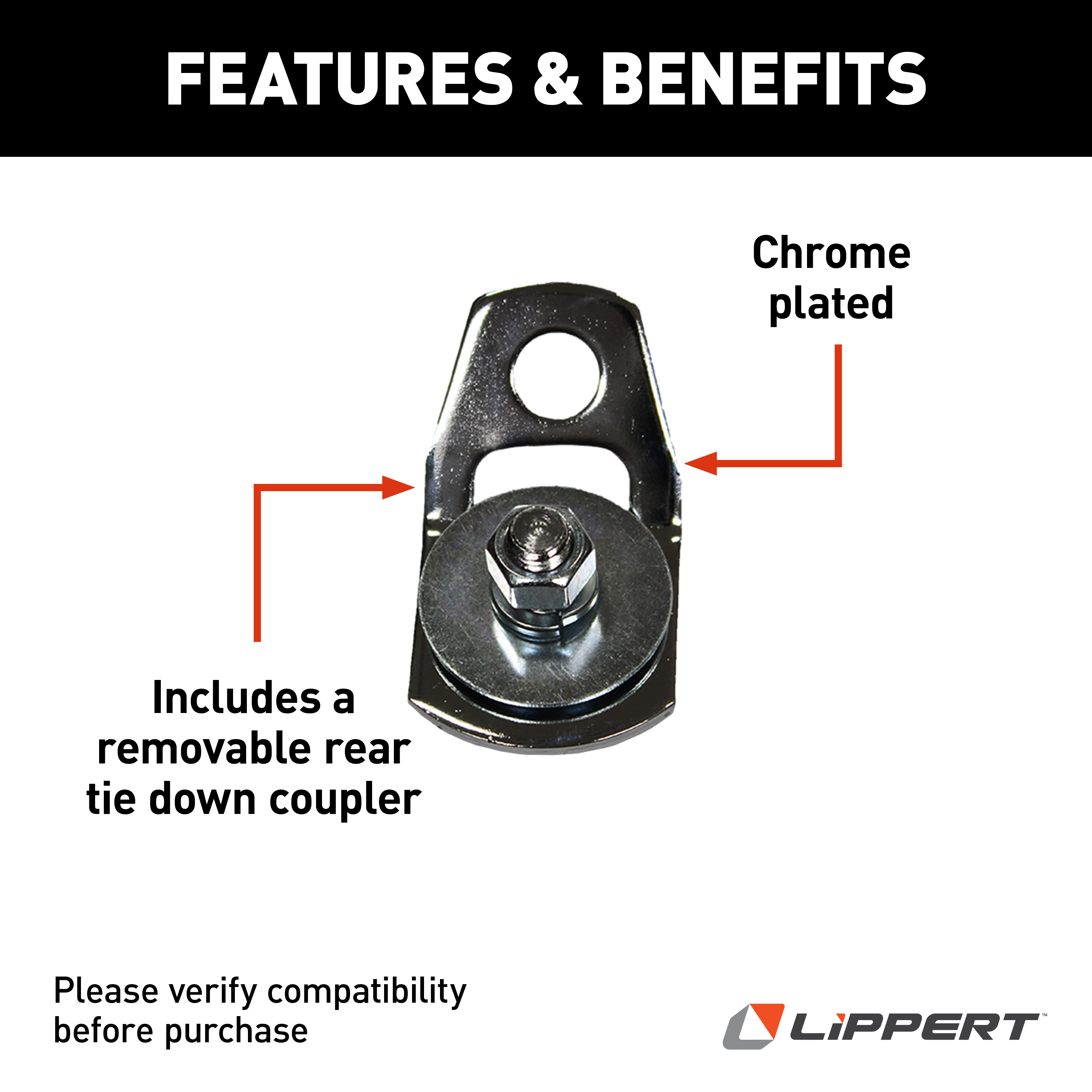 HappiJac Universal Rear Tiedown #CA-UR thumbnail 1
