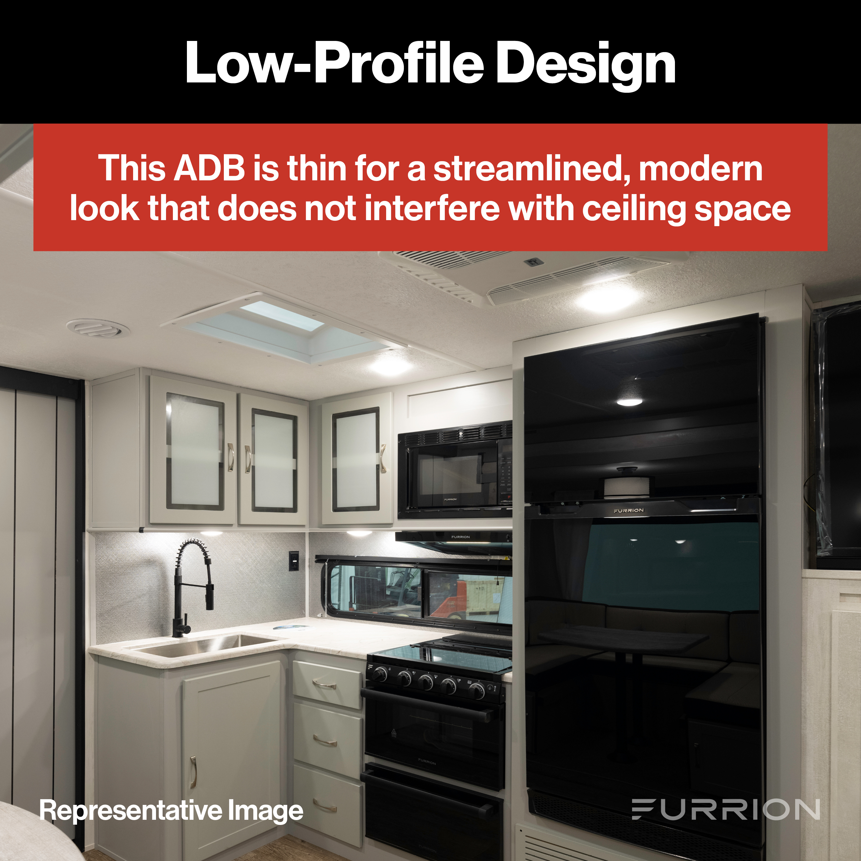 Furrion Chill RV AC Air Distribution Box for Electronic Control/Thermostat with LED Light #FACT12LA-PS thumbnail 7
