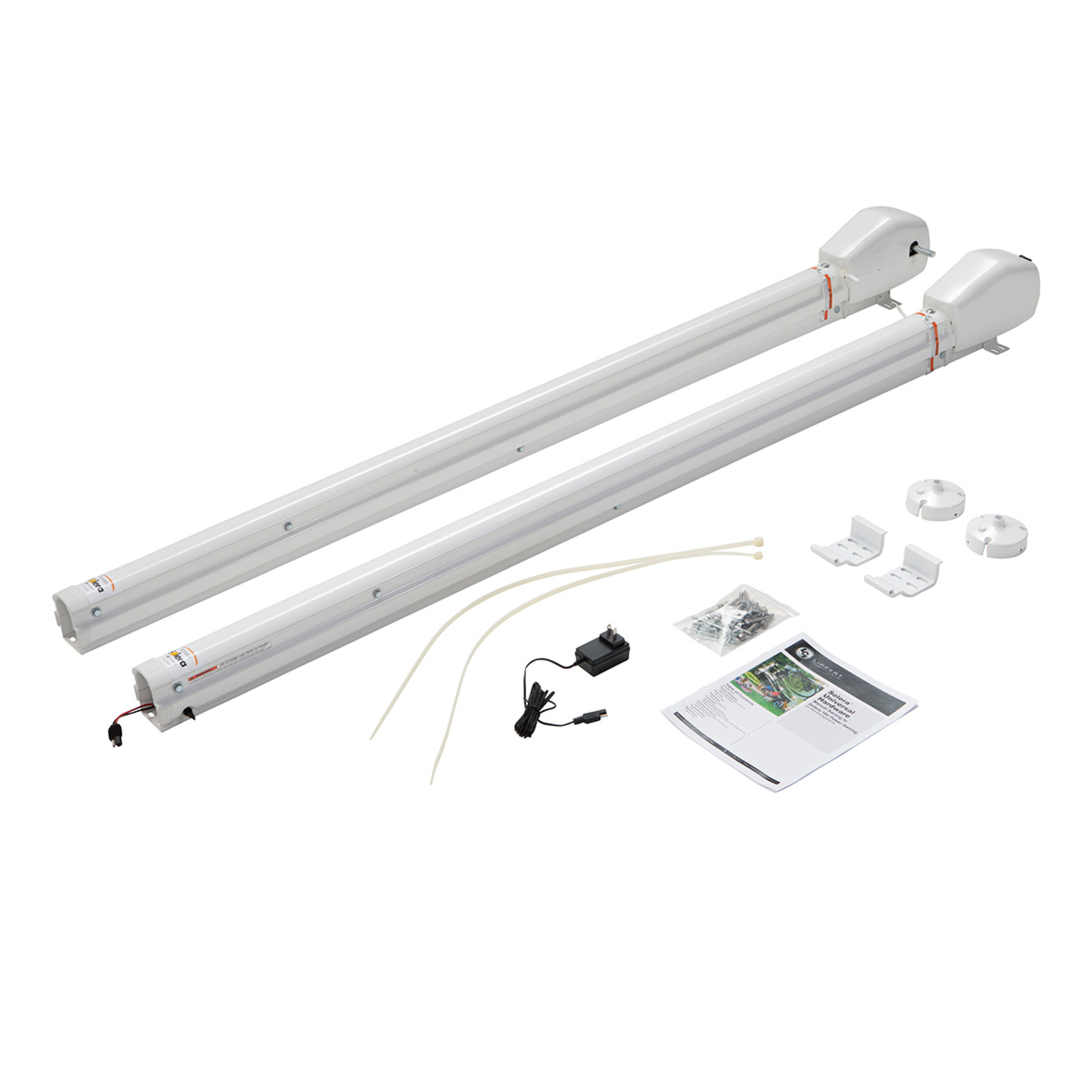 Solera 4000 Series Universal RV Awning Arms & Hardware Kit - 69" White #434730 thumbnail 0