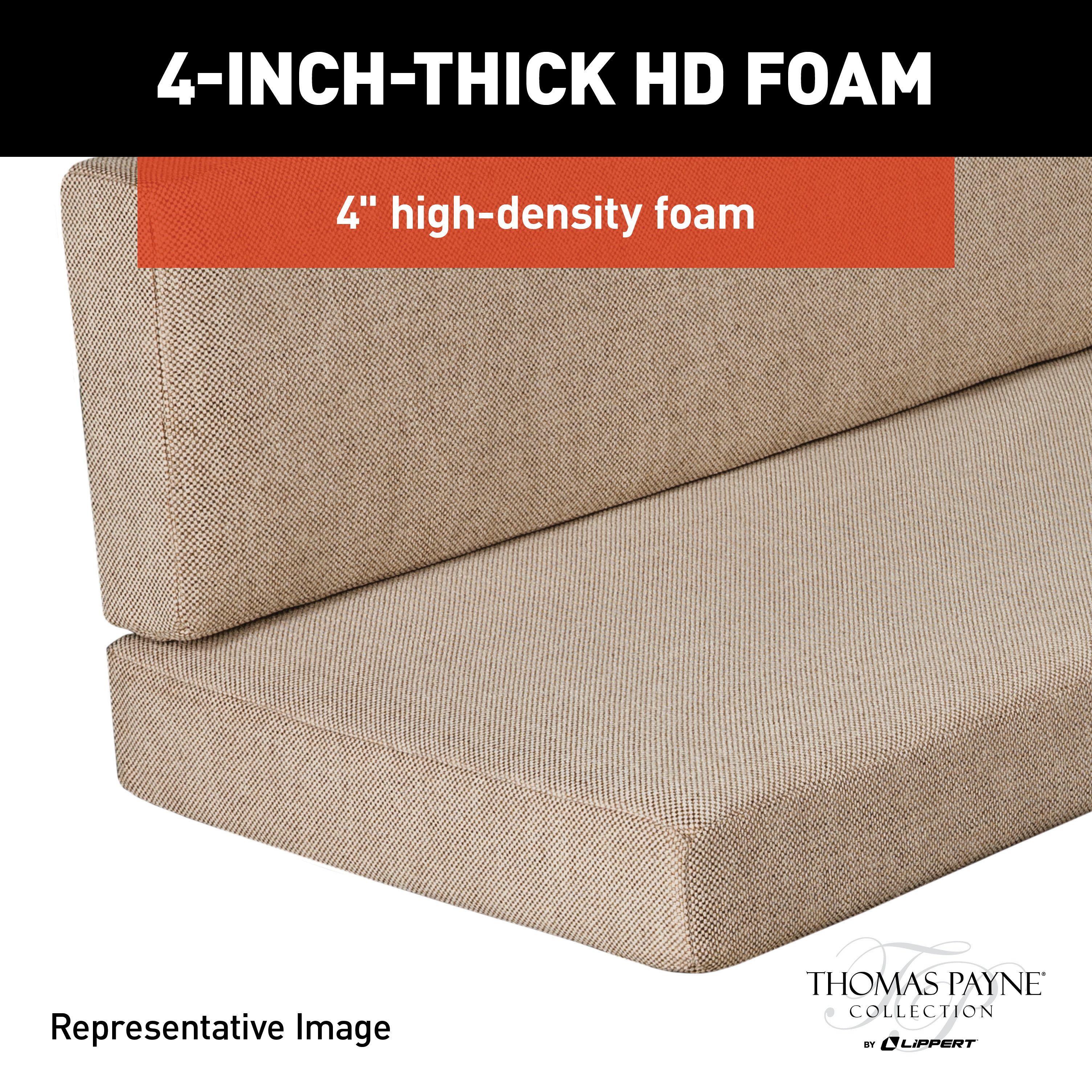 Thomas Payne RV Dinette Cushions - 44" Grummond #2021100502 thumbnail 5