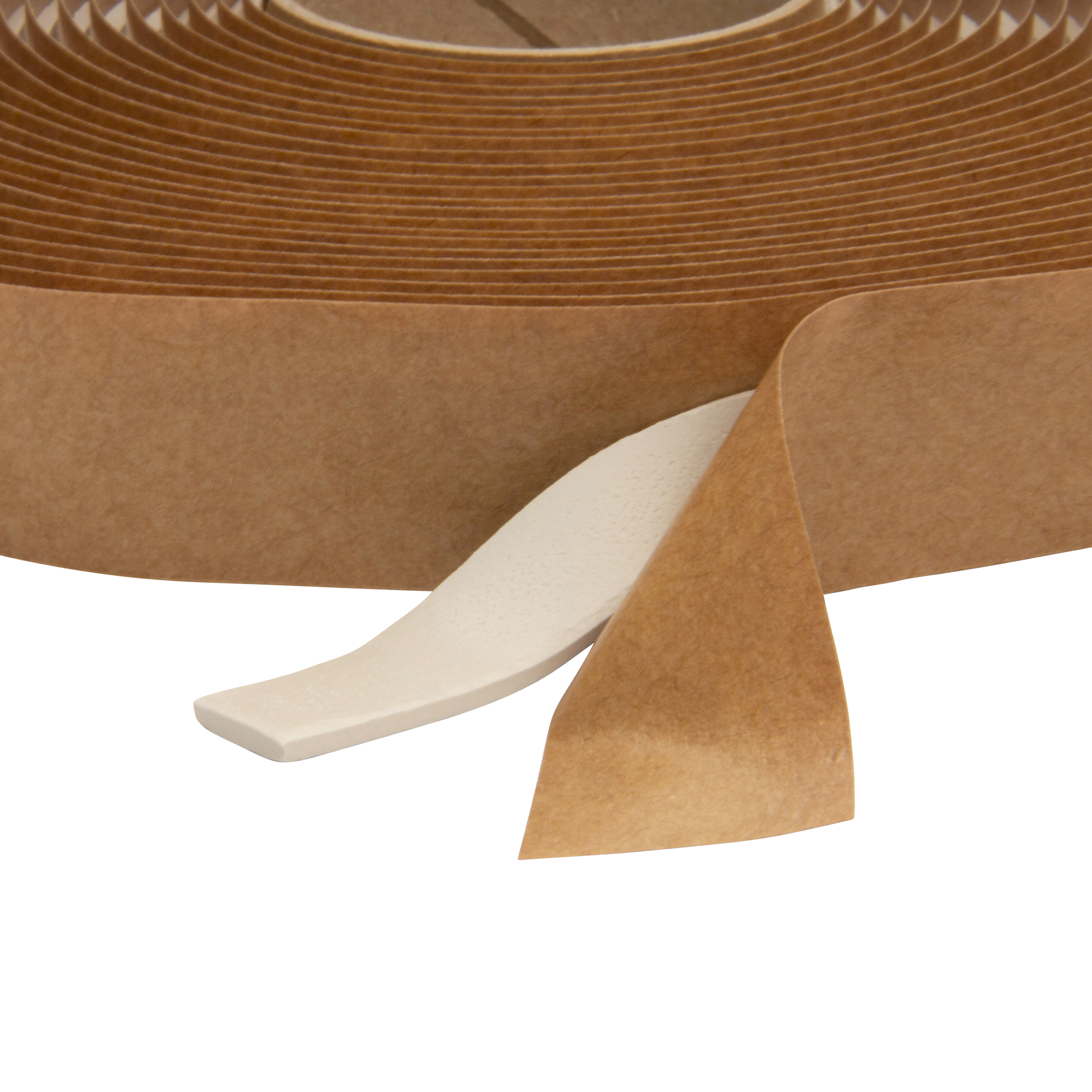 Alpha Systems Q130 1/8" x 1/2" x 30' Butyl Tape, White (Case of 24) thumbnail 2
