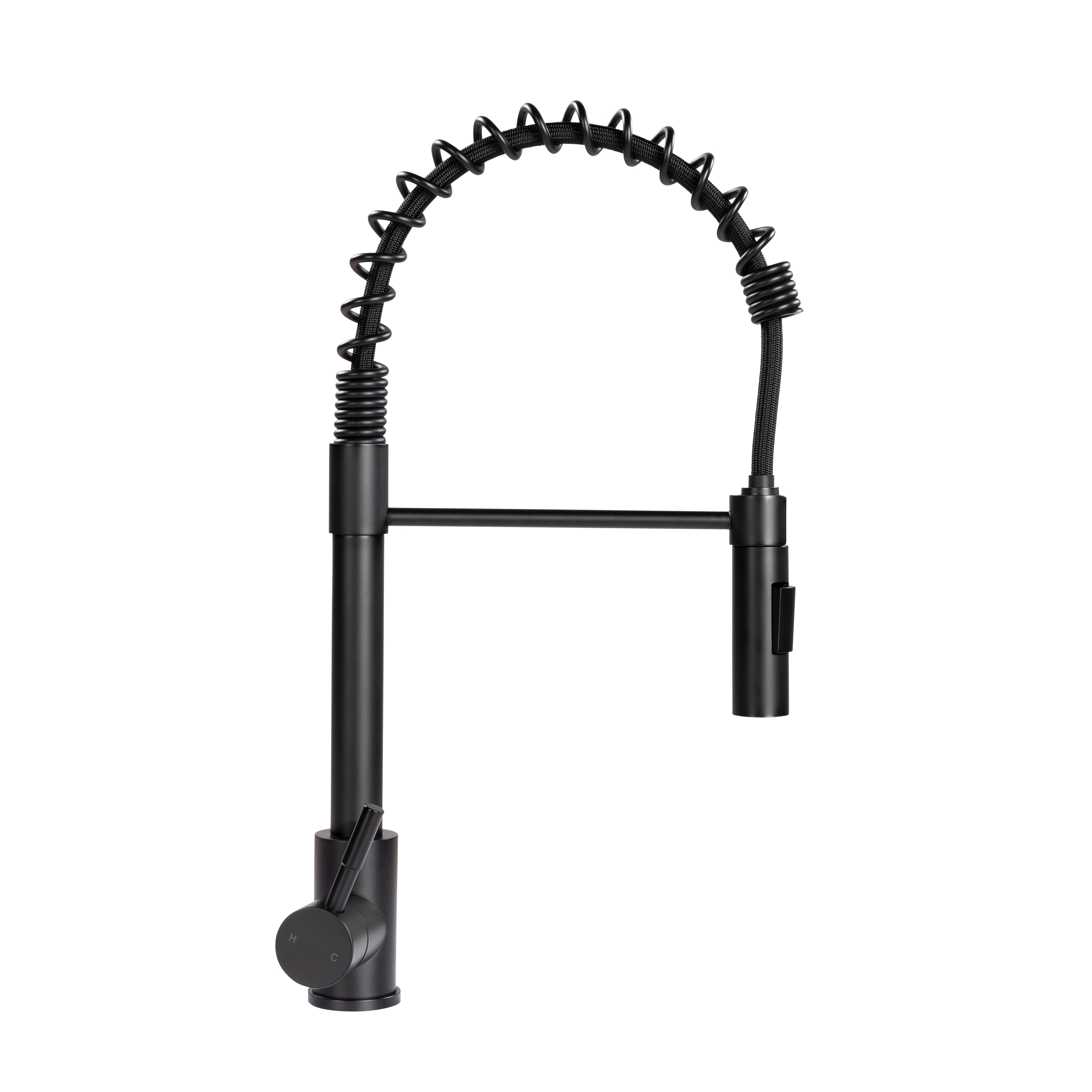 Lippert Flow Max Coiled Kitchen Faucet - Black Matte #2021090598 thumbnail 0