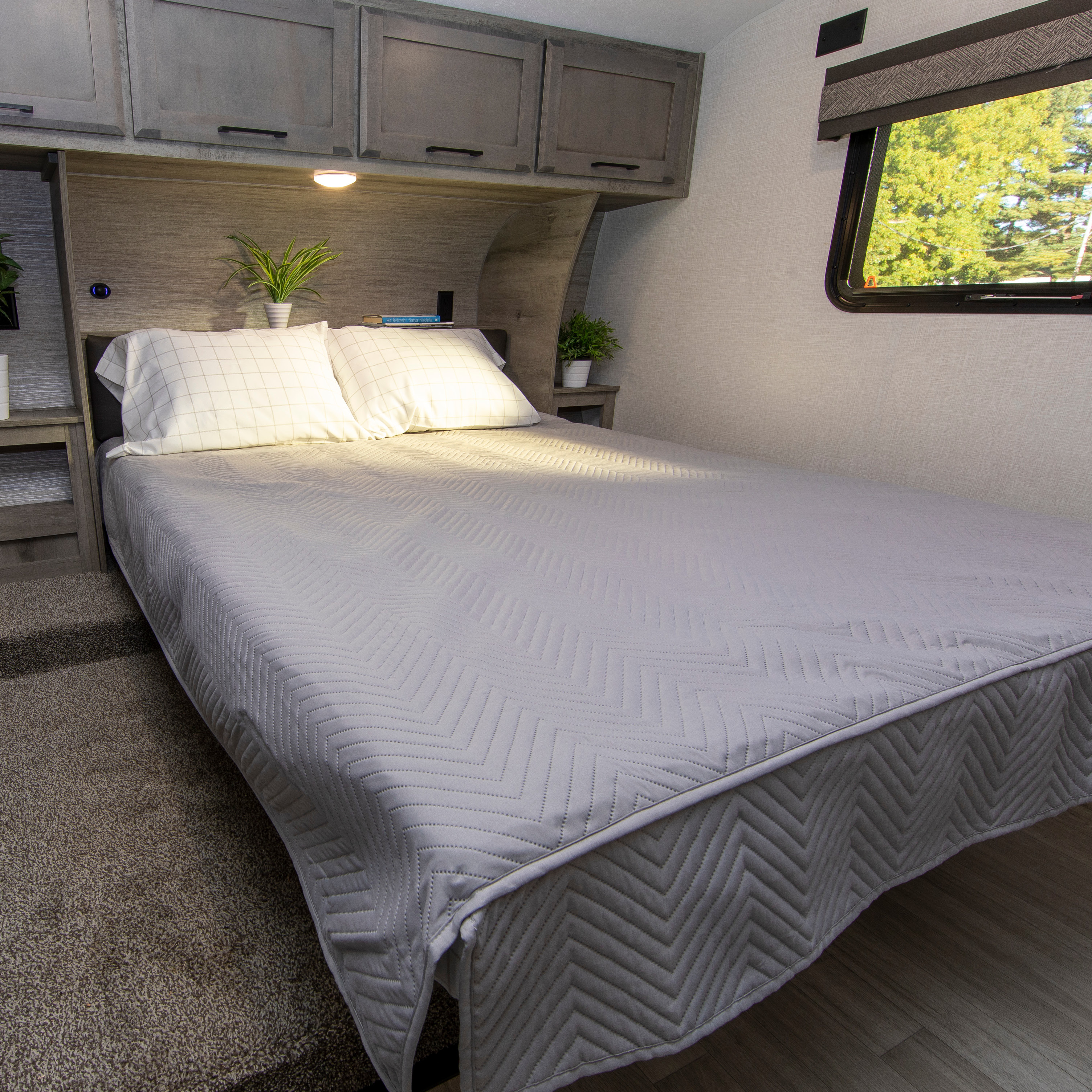 Thomas Payne Easy Zzzs RV Bedding Set - Short Queen, Grey #2022107819 thumbnail 7
