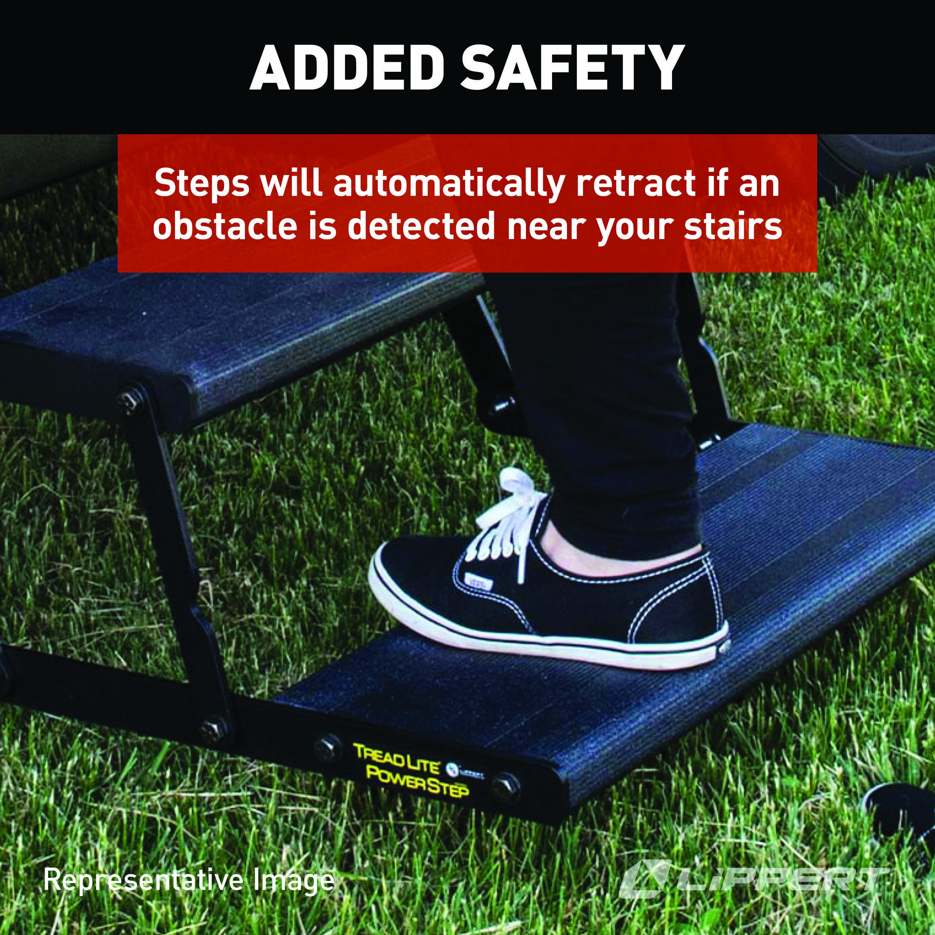 LIPPERT 33 Series Step Assembly with Logic Control Unit and Power Switch Kit thumbnail 3