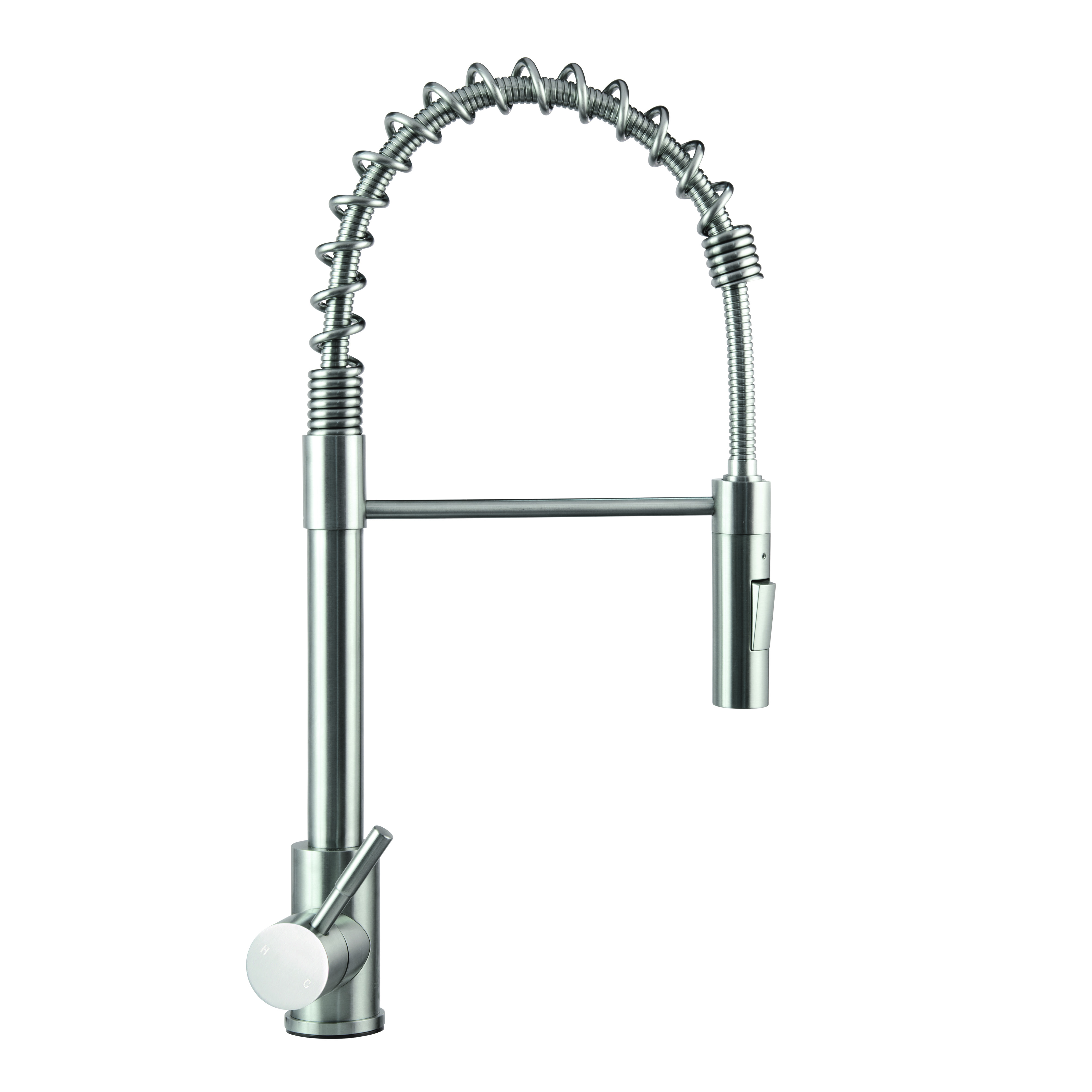 Lippert Flow Max Coiled Kitchen Faucet - Stainless Steel #719323