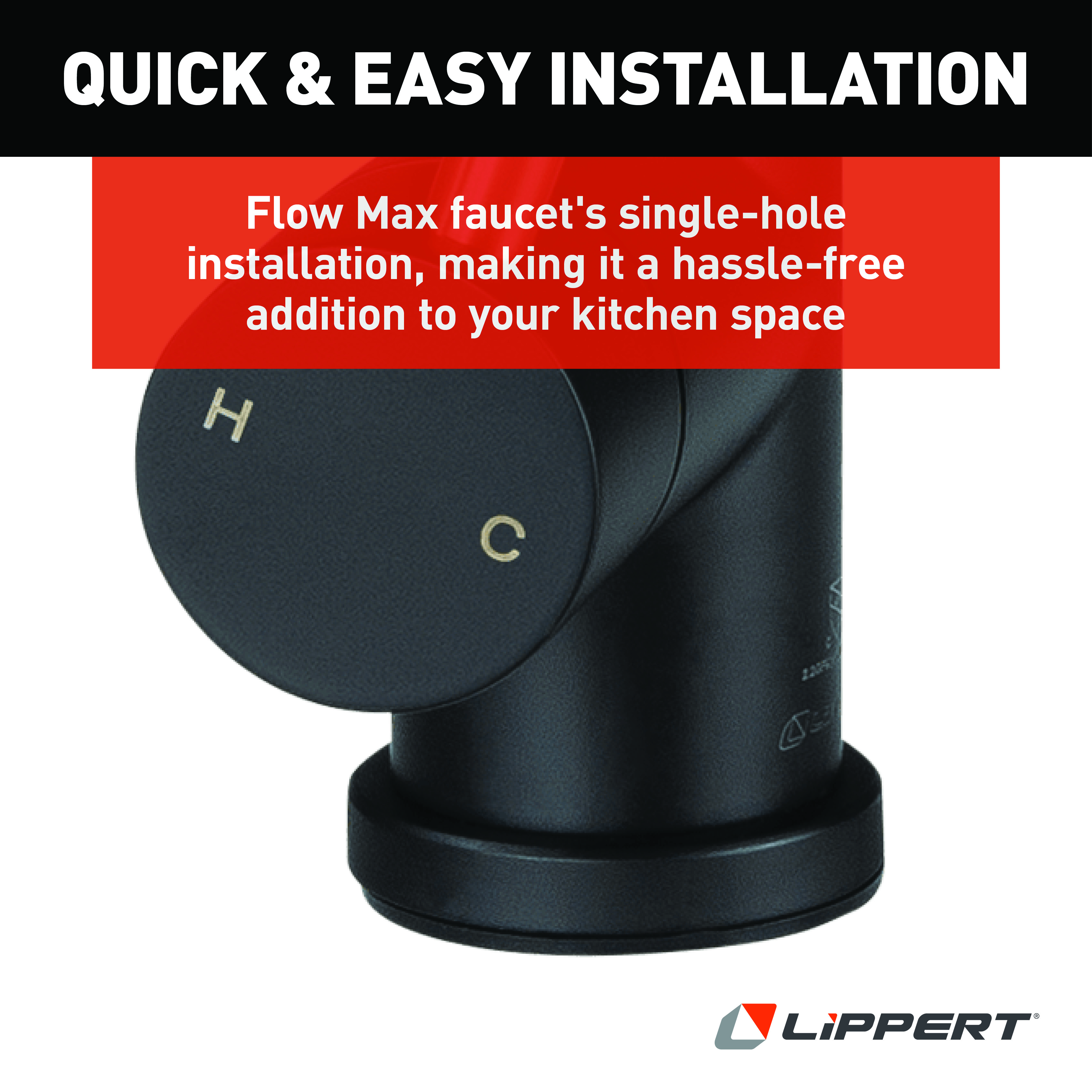 Lippert Flow Max Coiled Kitchen Faucet - Stainless Steel #719323 thumbnail 5