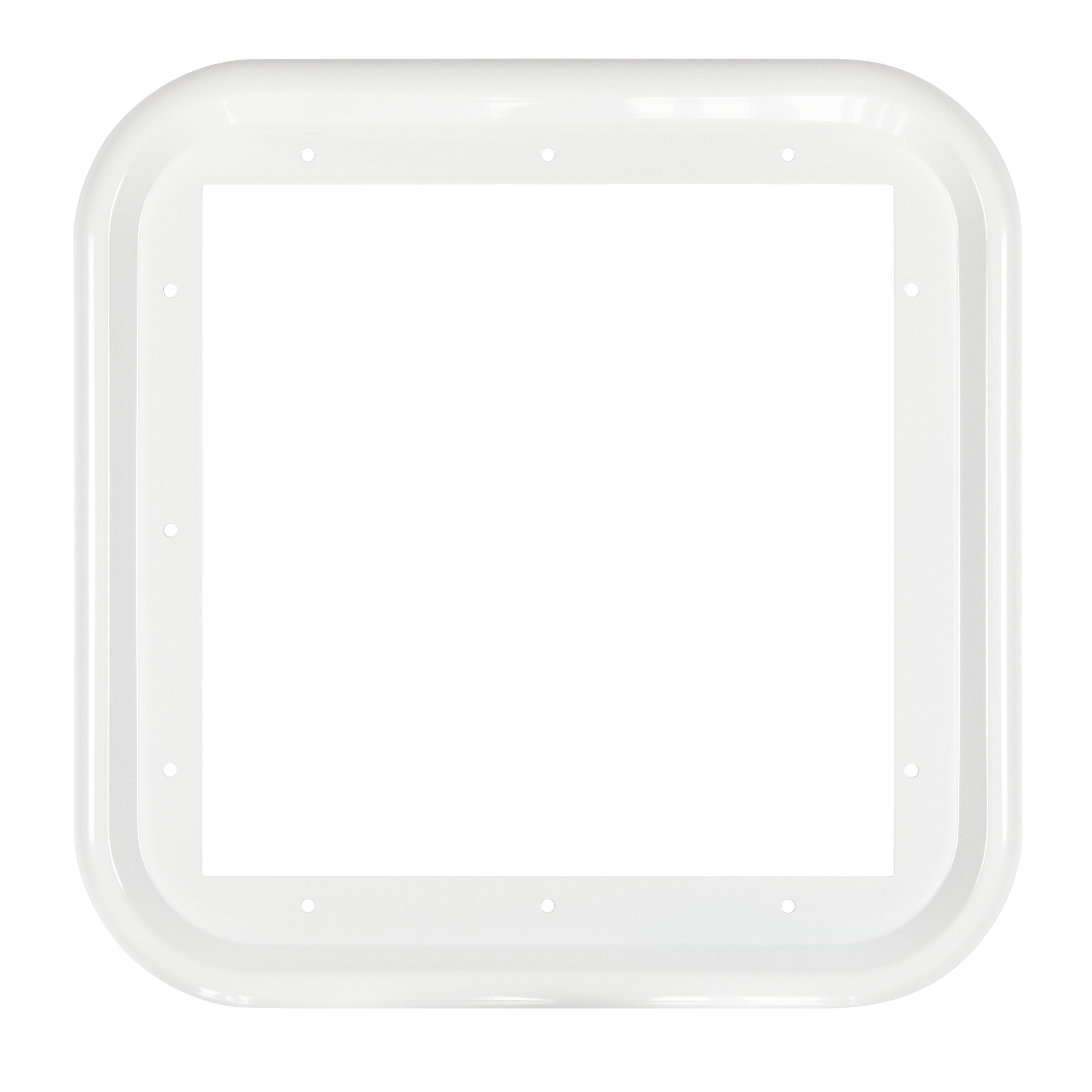 Girard RV Water Heater Door Trim Ring -White thumbnail 0