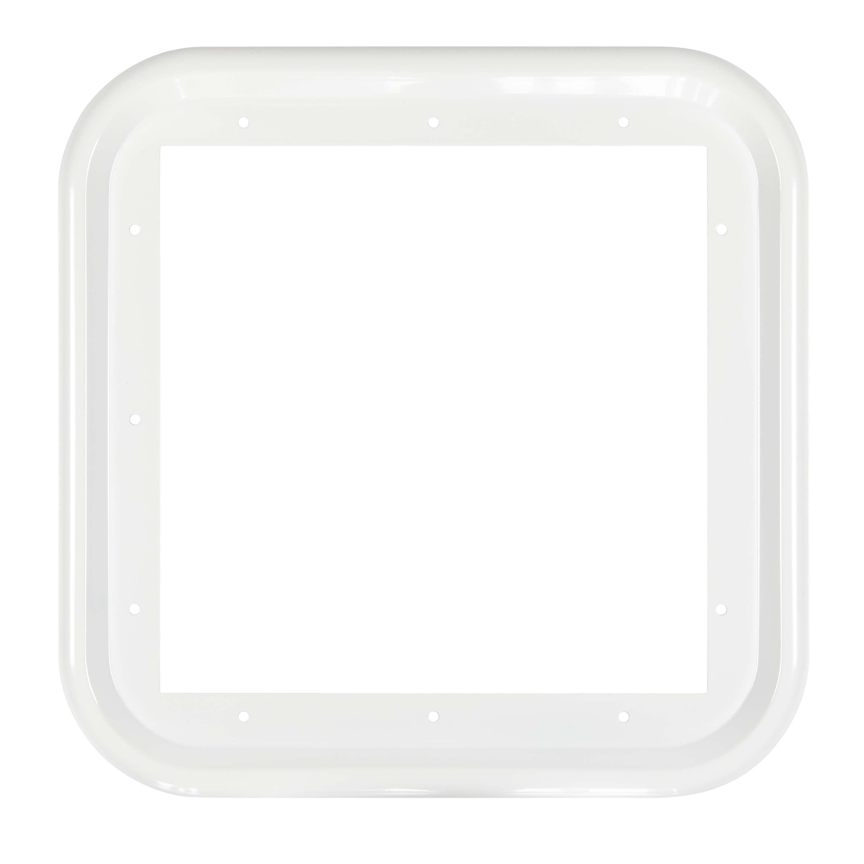 Girard RV Water Heater Door Trim Ring -White thumbnail 0