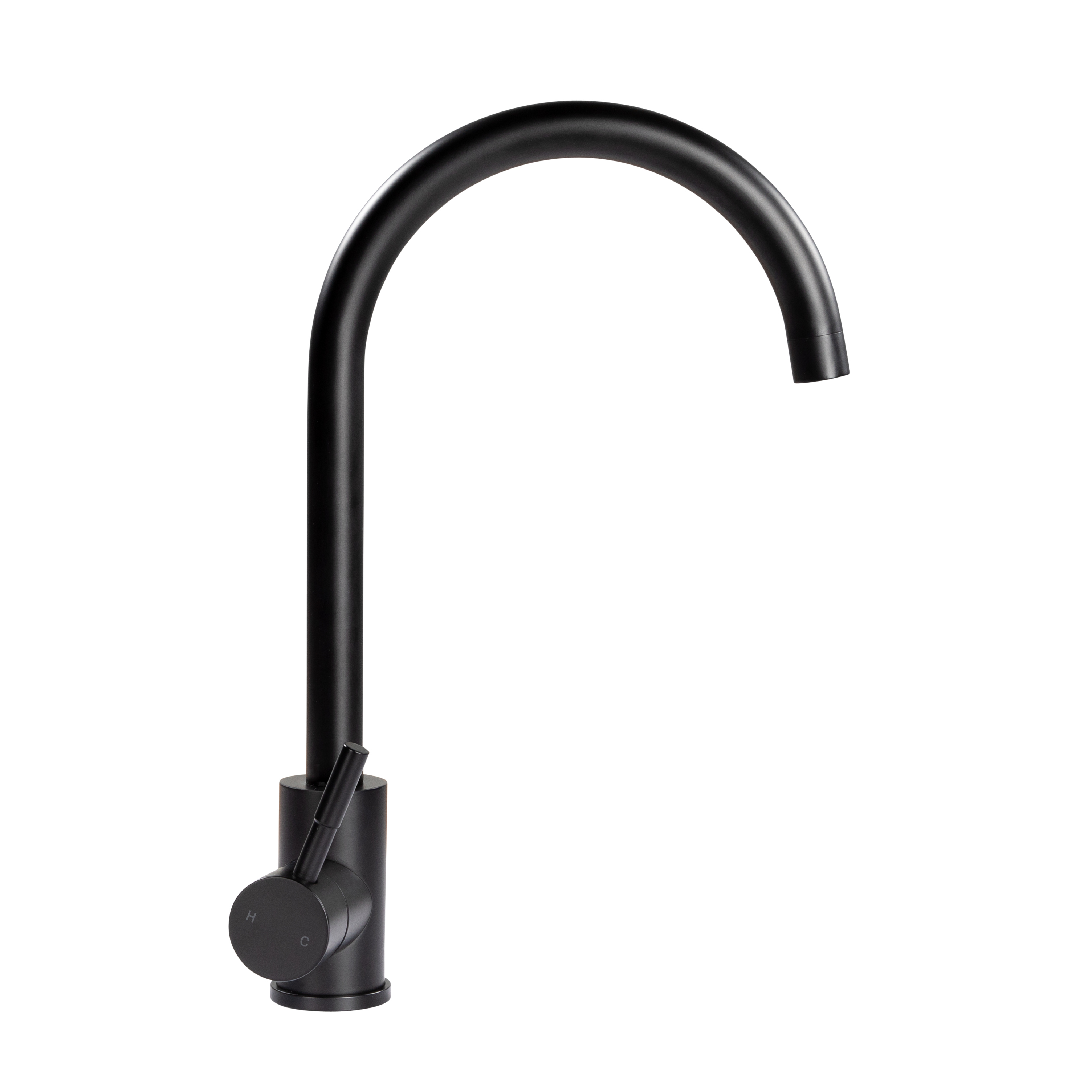 Lippert Flow Max Curved Gooseneck Faucet - Black Matte thumbnail 0