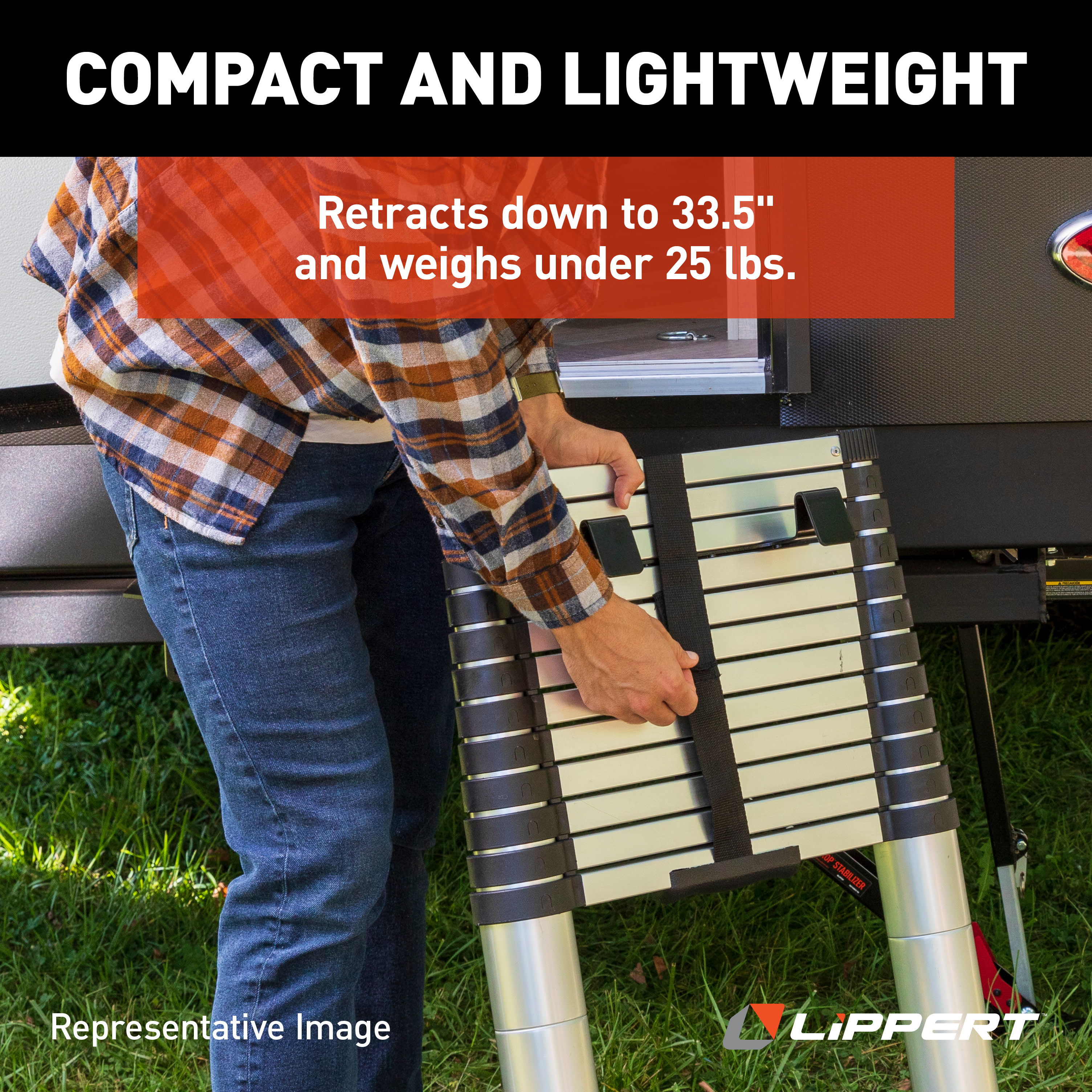 Lippert On-The-Go Ladder - 12.5' #2021097938 thumbnail 4