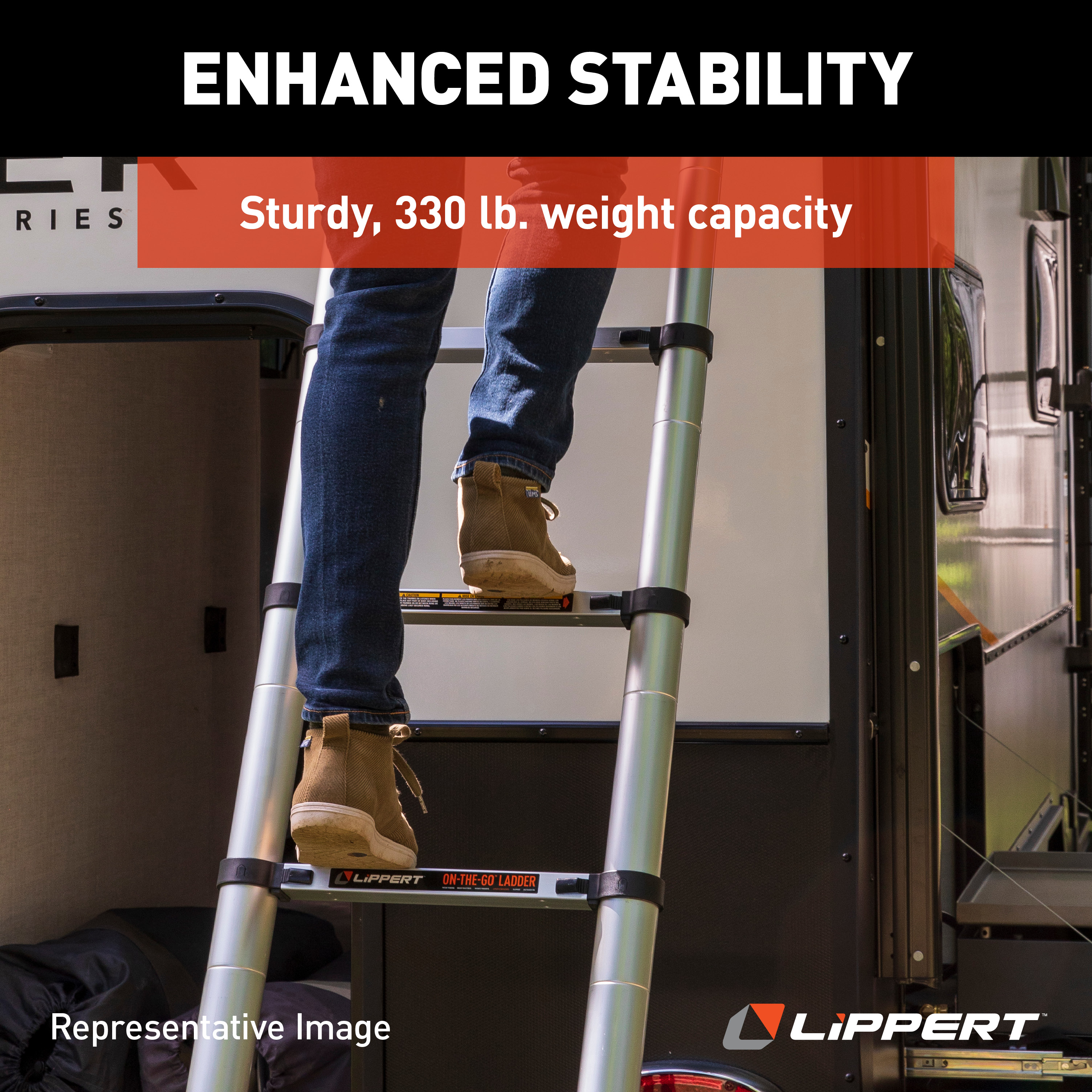 Lippert On-The-Go Ladder - 12.5' #2021097938 thumbnail 5