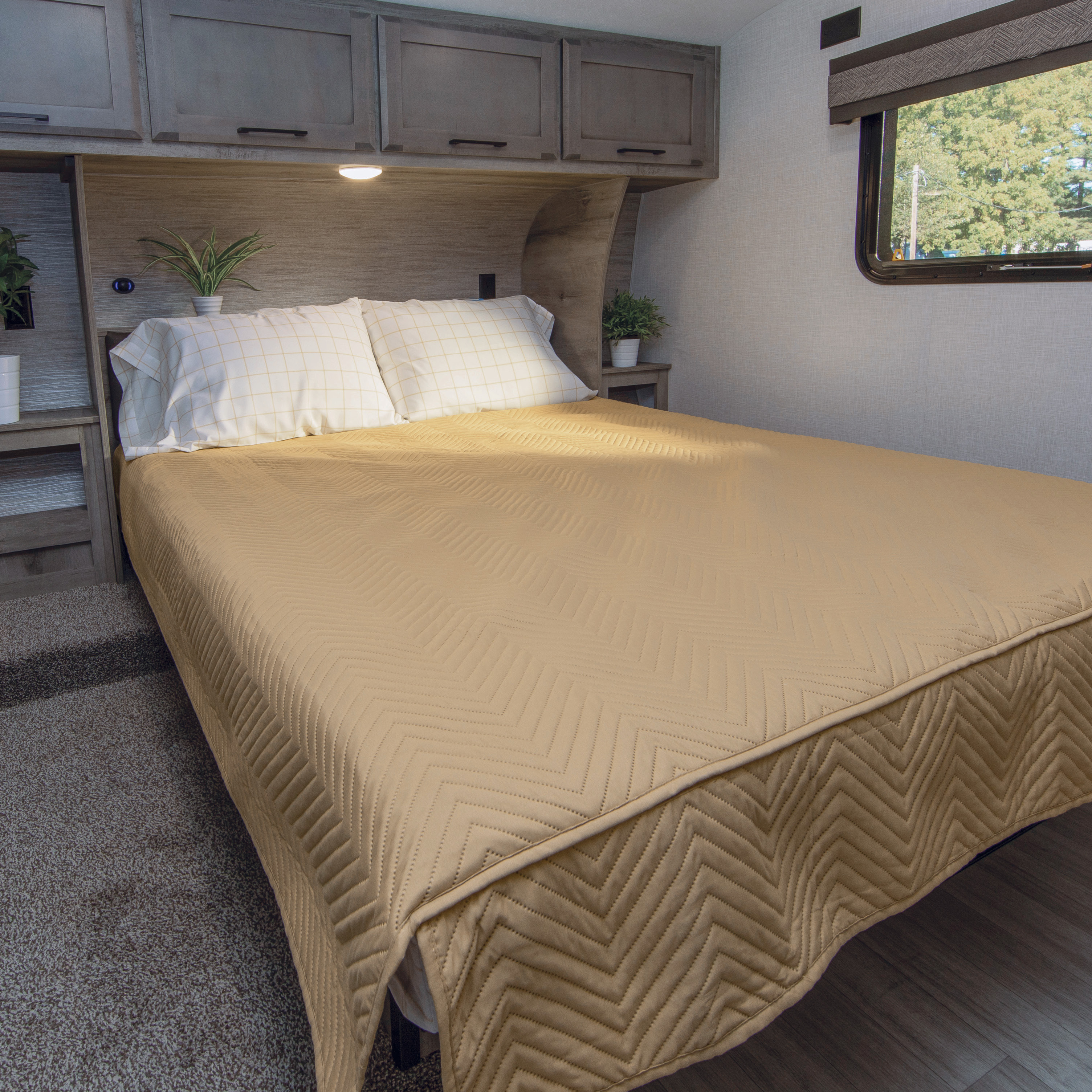 Thomas Payne Easy Zzzs RV Bedding Set - Short Queen, Tan #2022107829 thumbnail 7