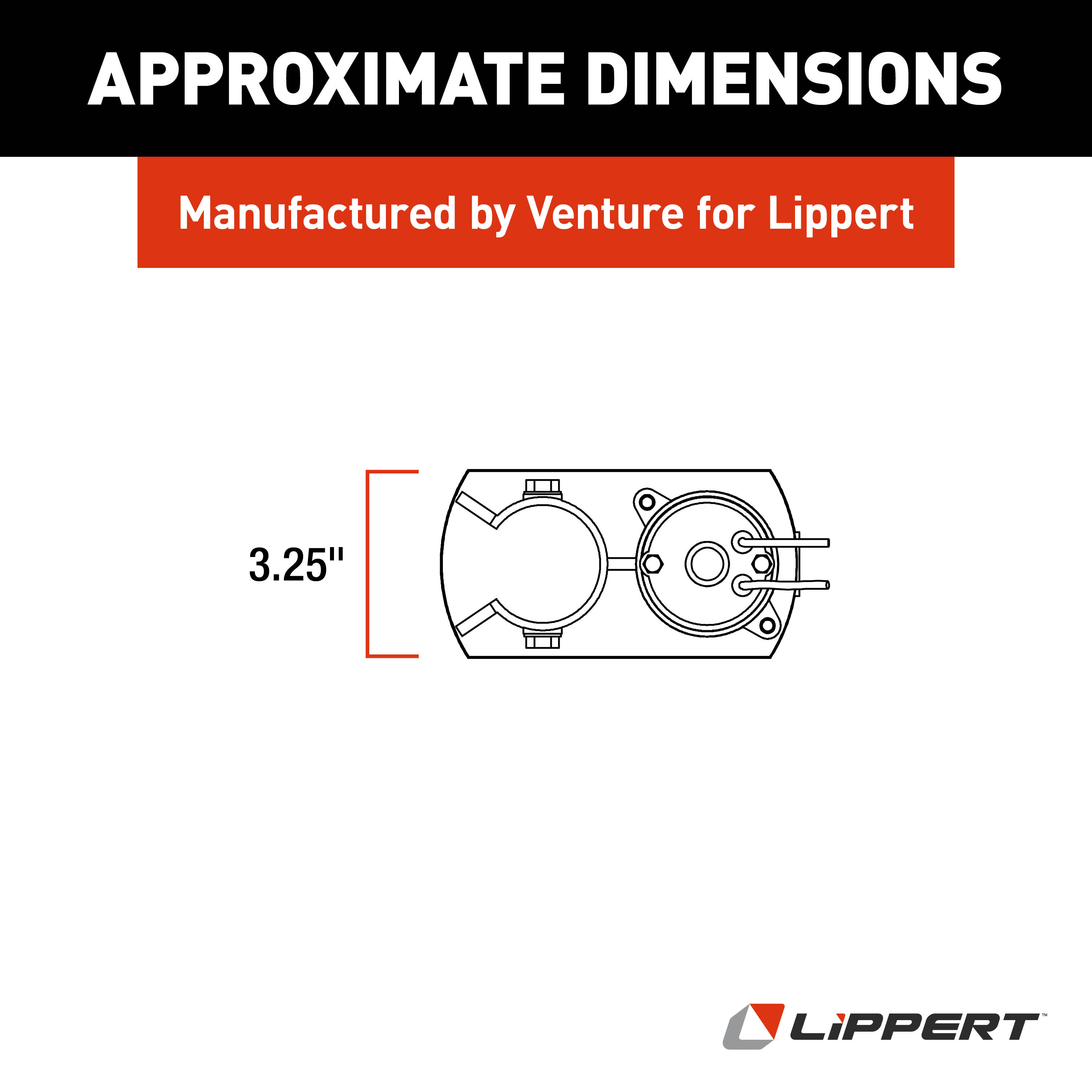 Lippert Replacement Through-Frame RV Slide-Out Venture Tuson 18:1 Motor #7694597 thumbnail 3