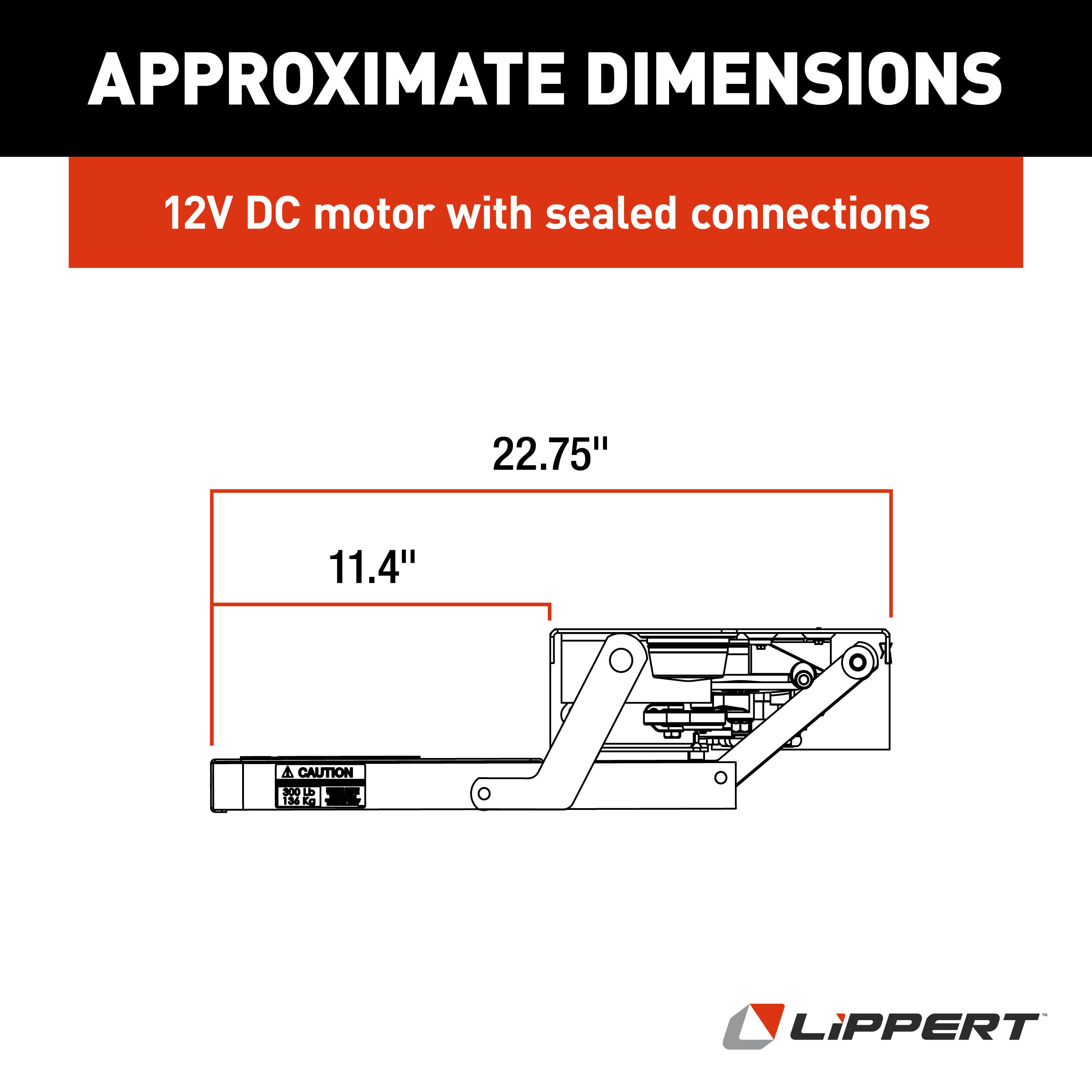 LIPPERT 35 Series Step Assembly with Logic Control Unit and Power Switch Kit thumbnail 1