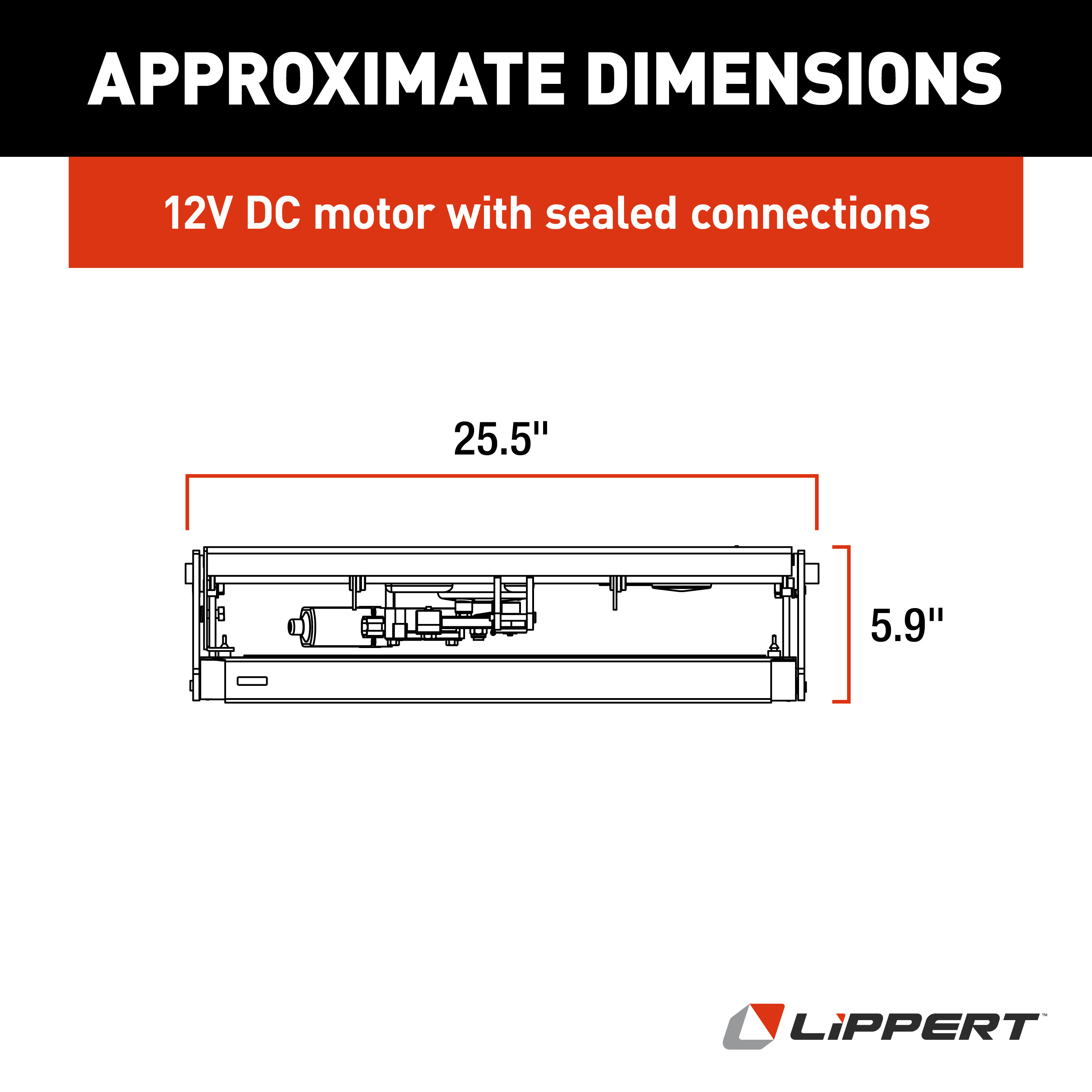LIPPERT 35 Series Step Assembly with Logic Control Unit and Power Switch Kit thumbnail 2