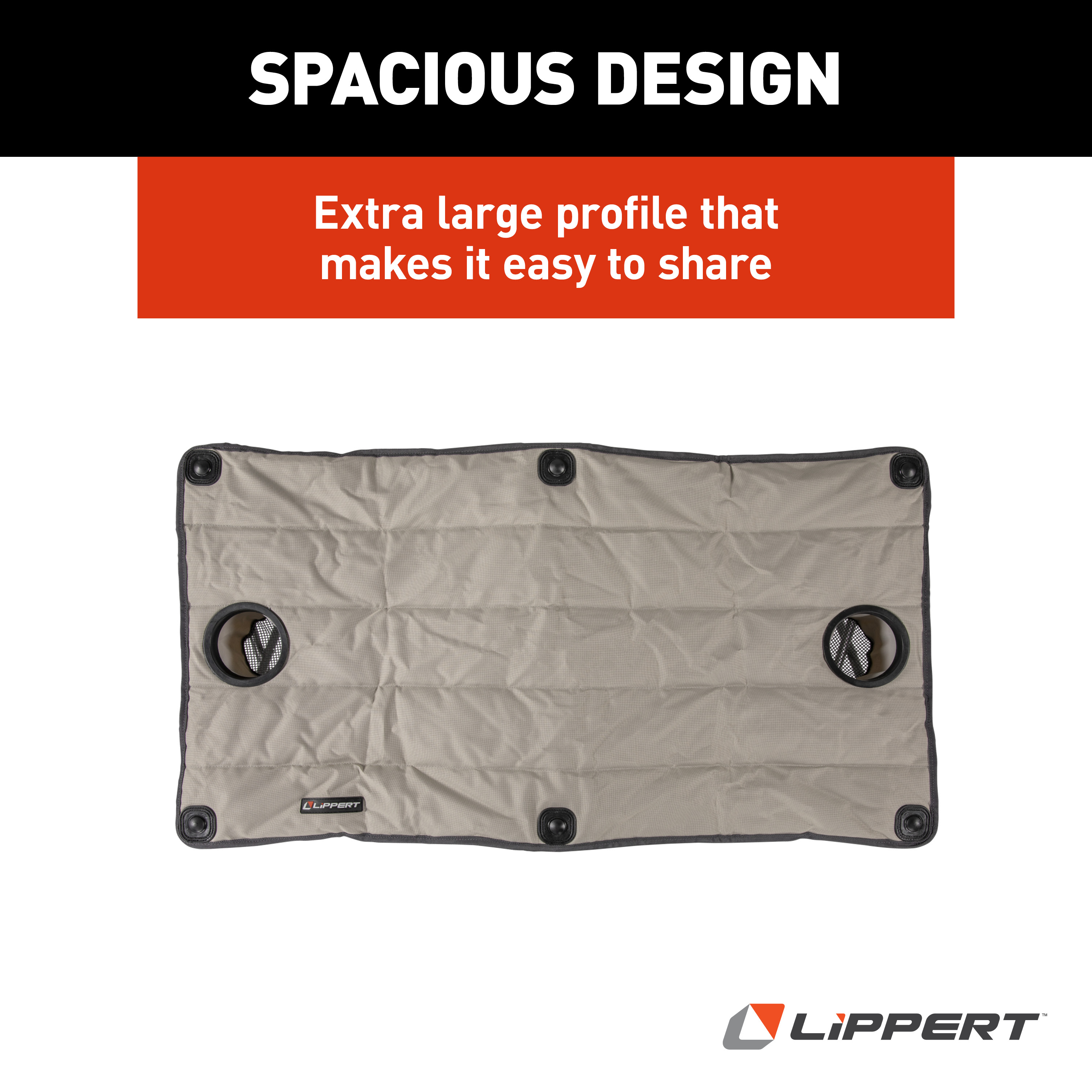 LIPPERT Campfire Ottoman - Sand thumbnail 3