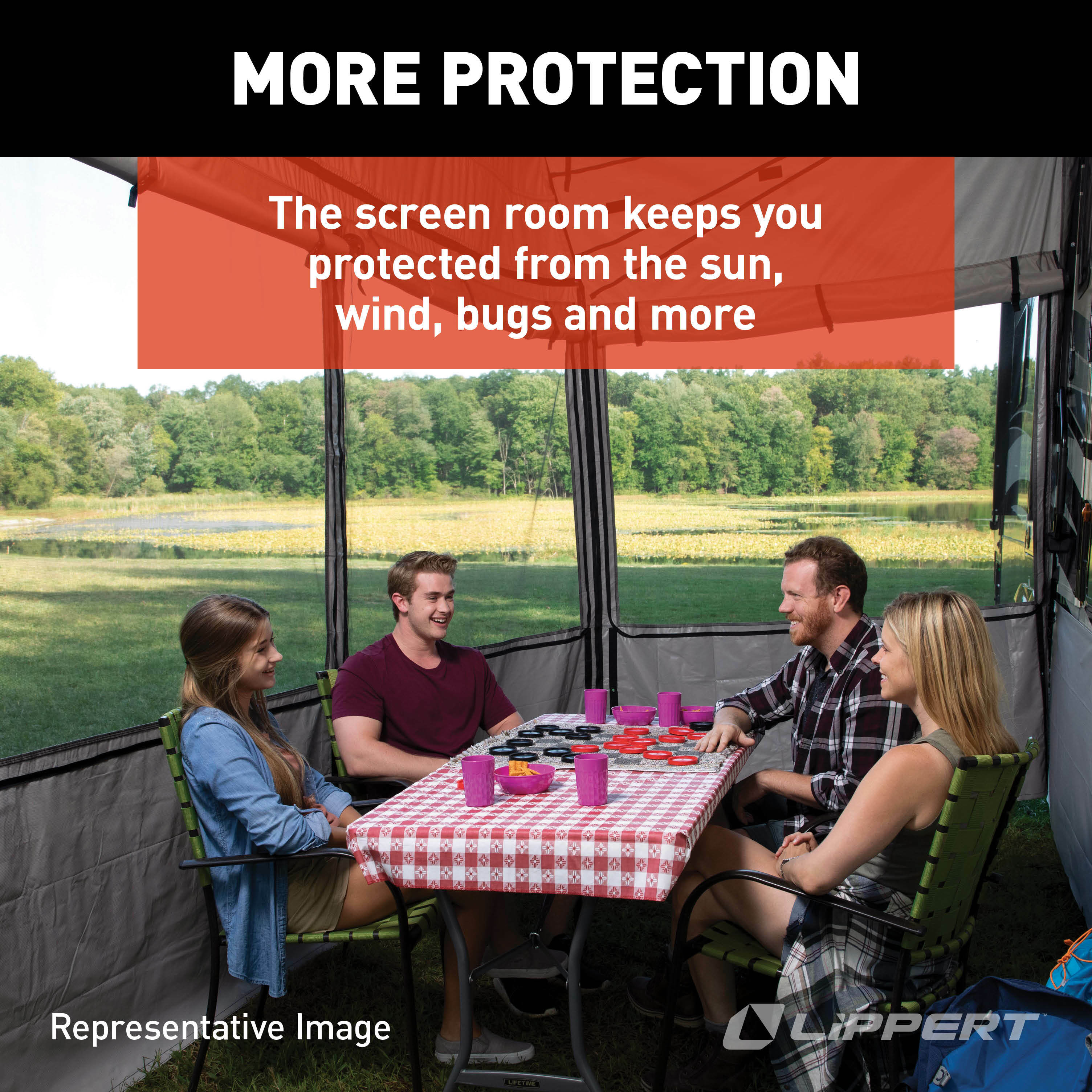 Solera Family Room RV Awning Screen Room - 15' #362230 thumbnail 4