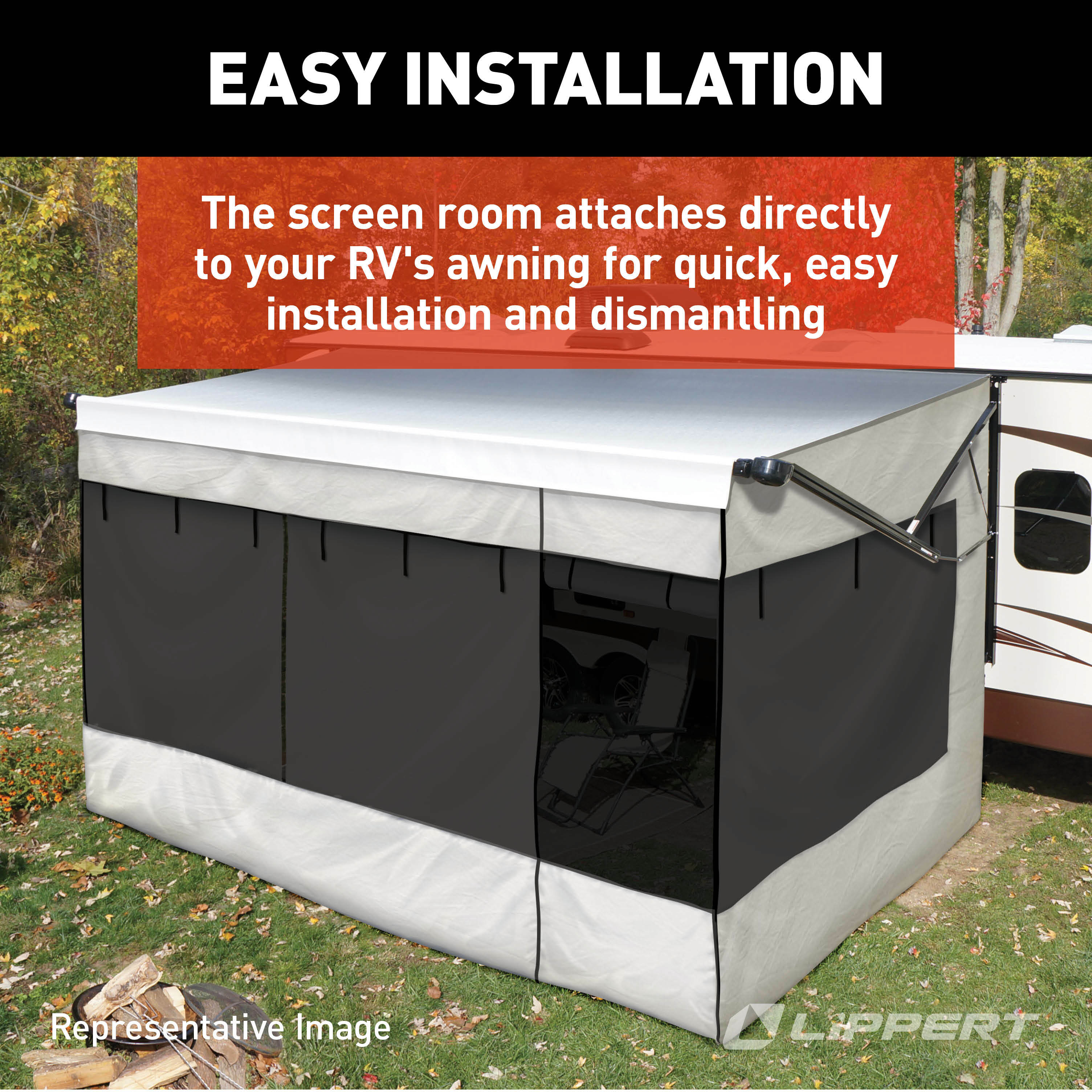 Solera Family Room RV Awning Screen Room - 15' #362230 thumbnail 5