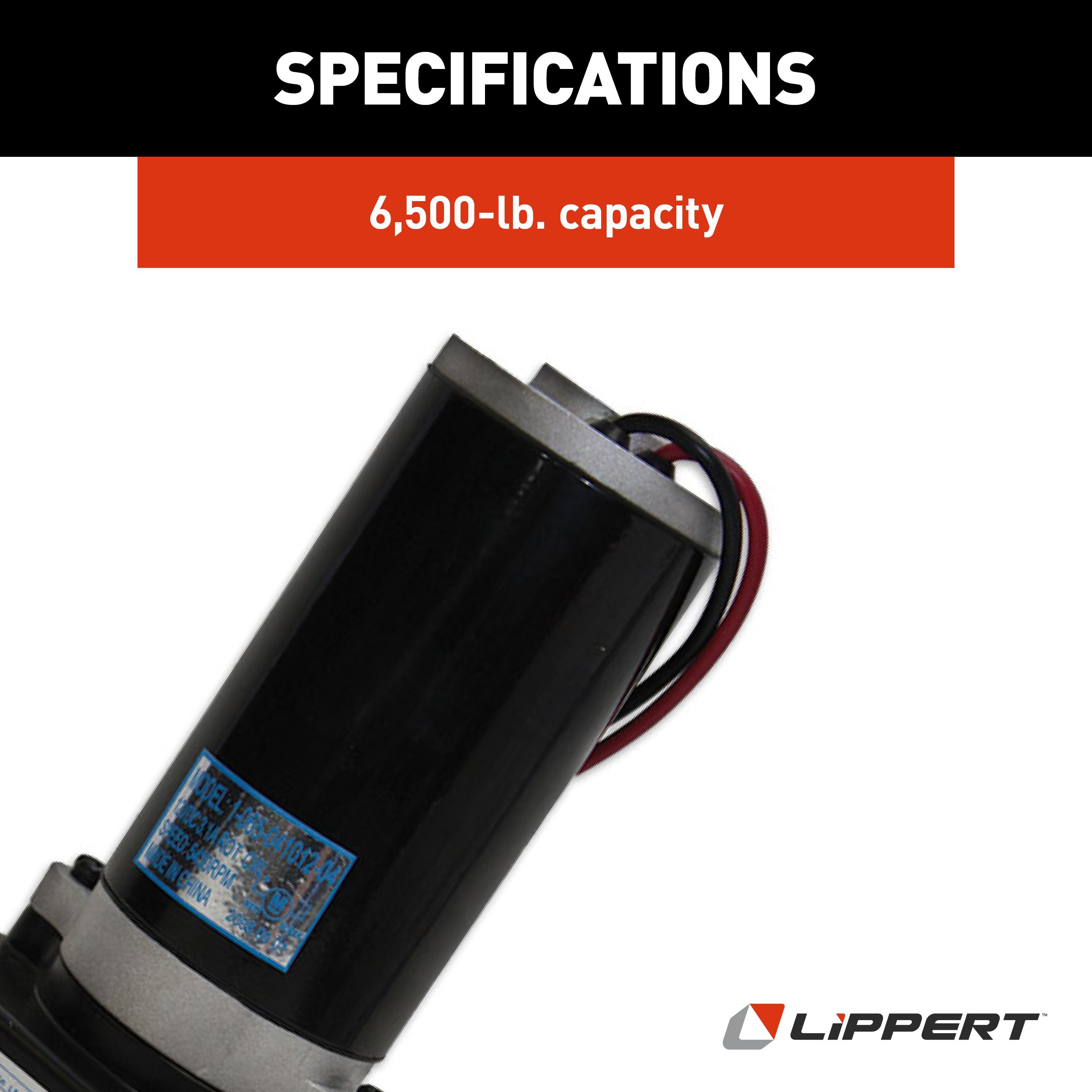 Lippert Replacement Tuson Heavy-Duty Electric RV Landing Gear Motor #196308 thumbnail 4