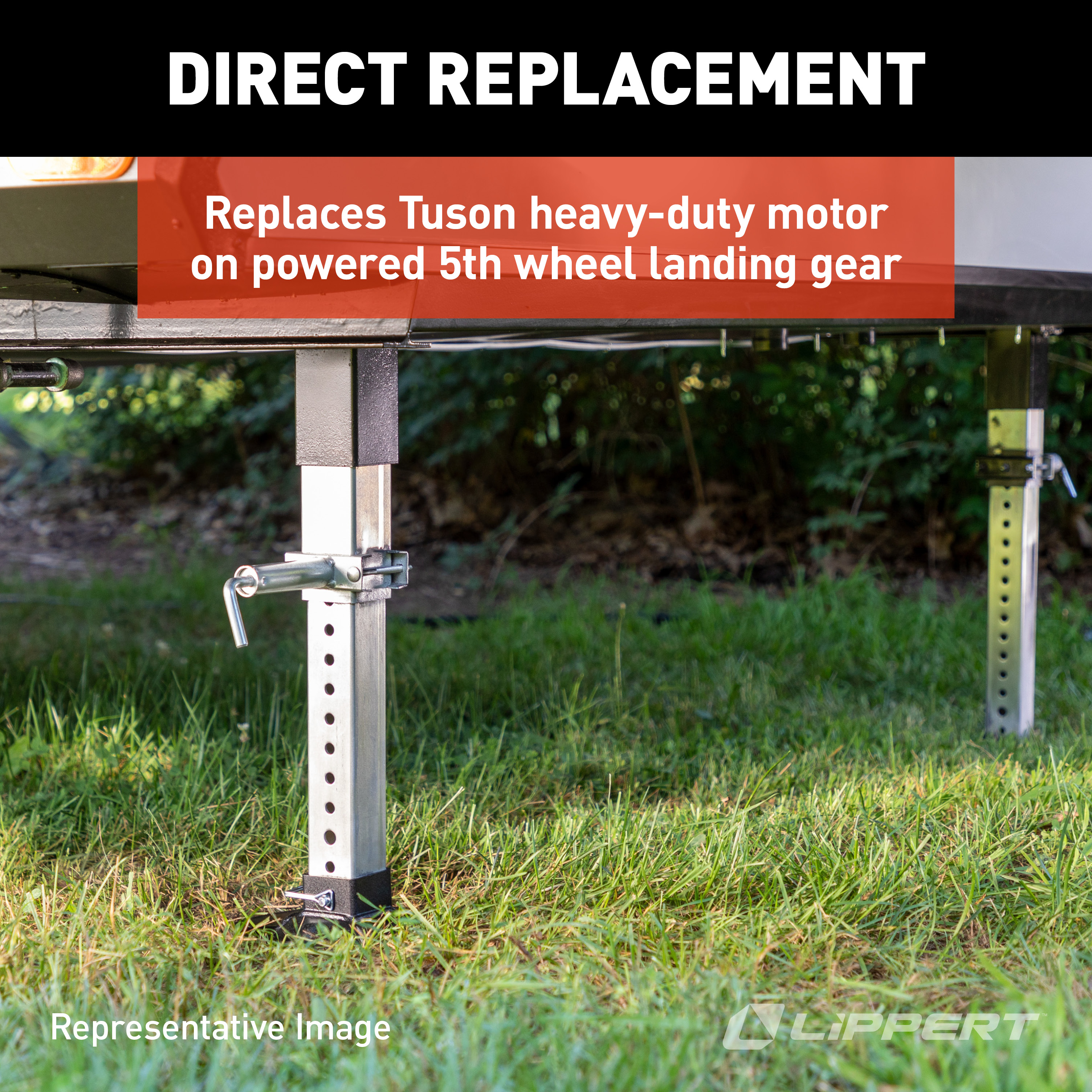 Lippert Replacement Tuson Heavy-Duty Electric RV Landing Gear Motor #196308 thumbnail 6