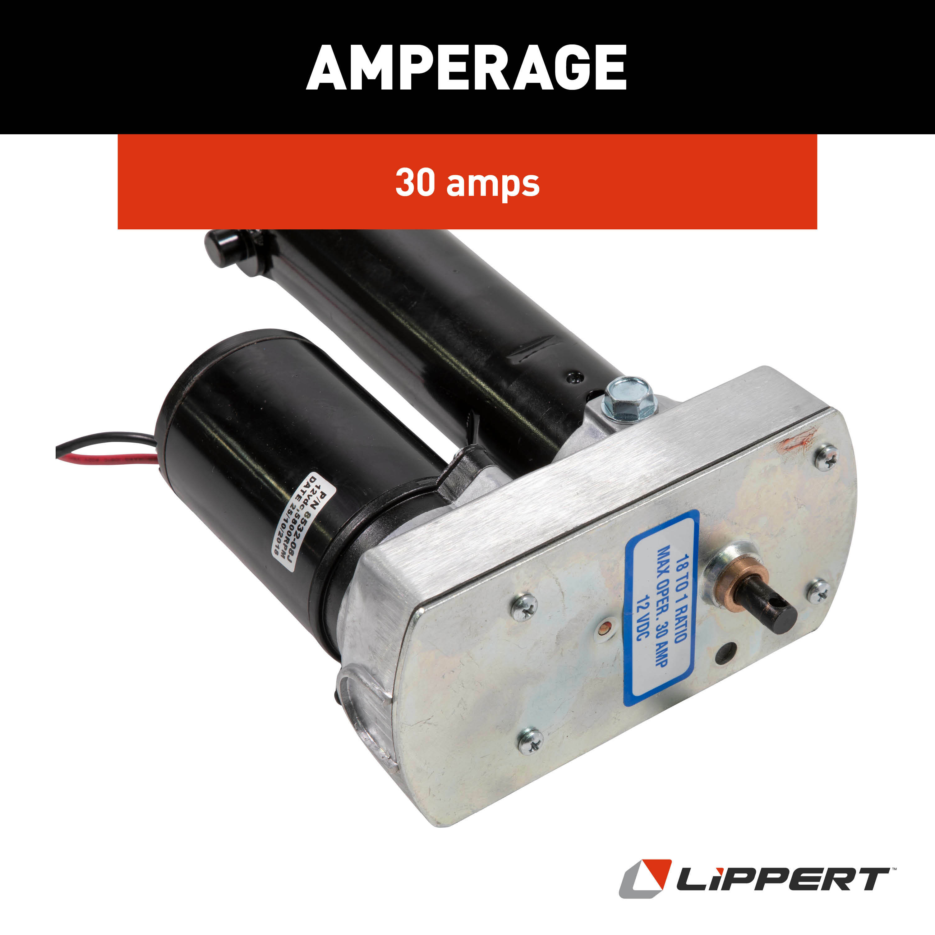 Lippert Replacement Venture 40" High-Speed Actuator with 18:1 Motor #8532-18HT thumbnail 7