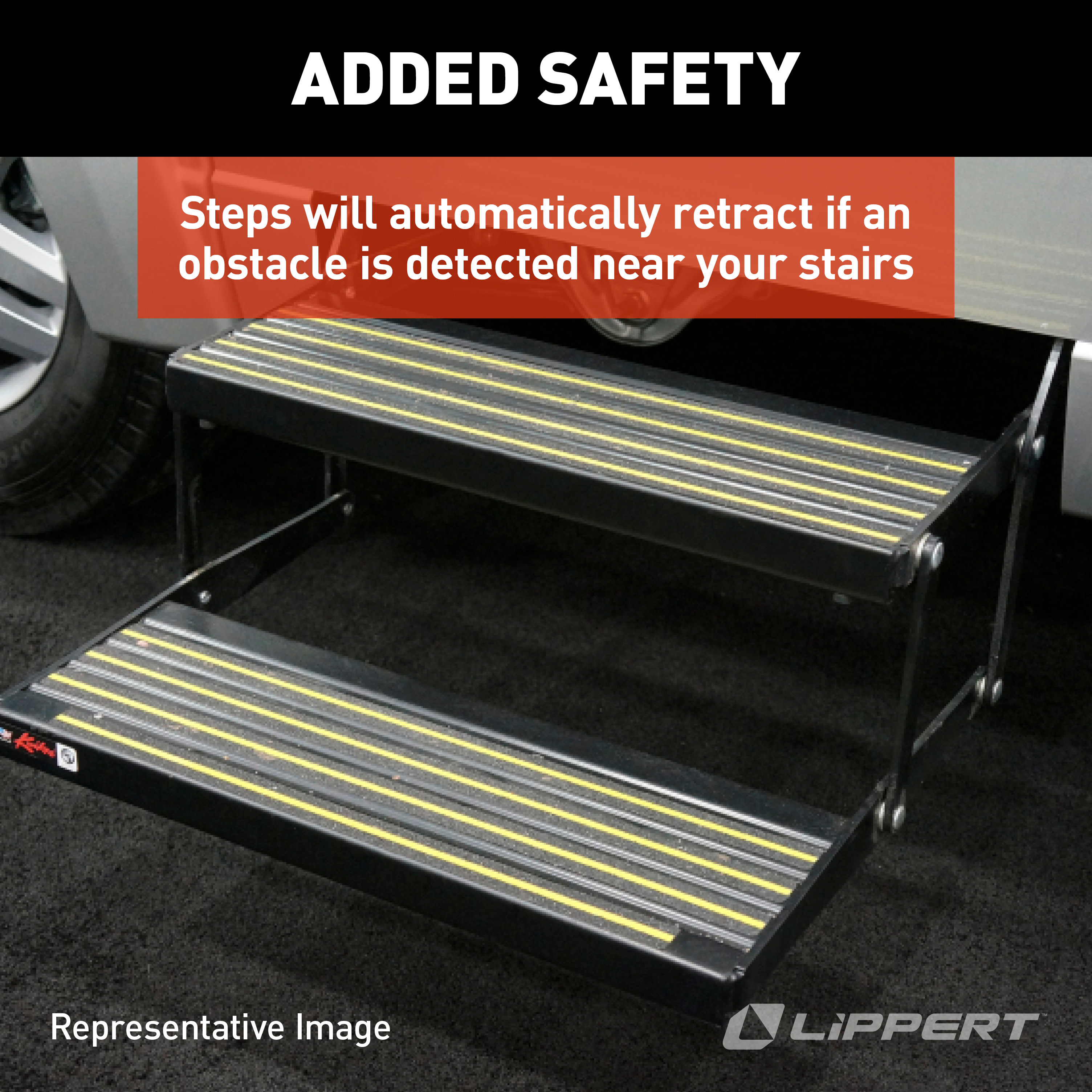 LIPPERT 39 Series Step Assembly with Logic Control Unit and Power Switch Kit thumbnail 6