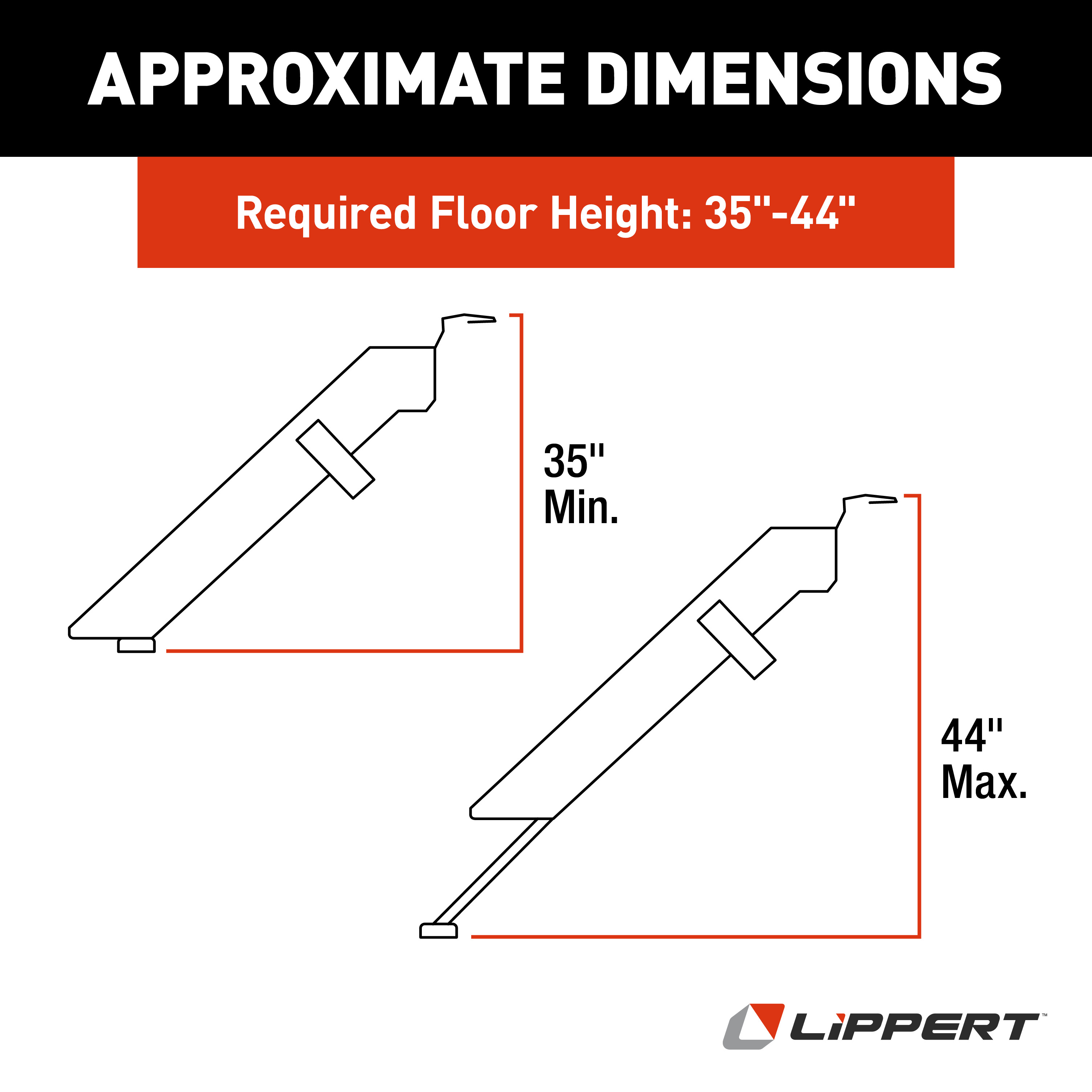 Lippert Solid Step Premium RV Steps - 26" Quad thumbnail 1