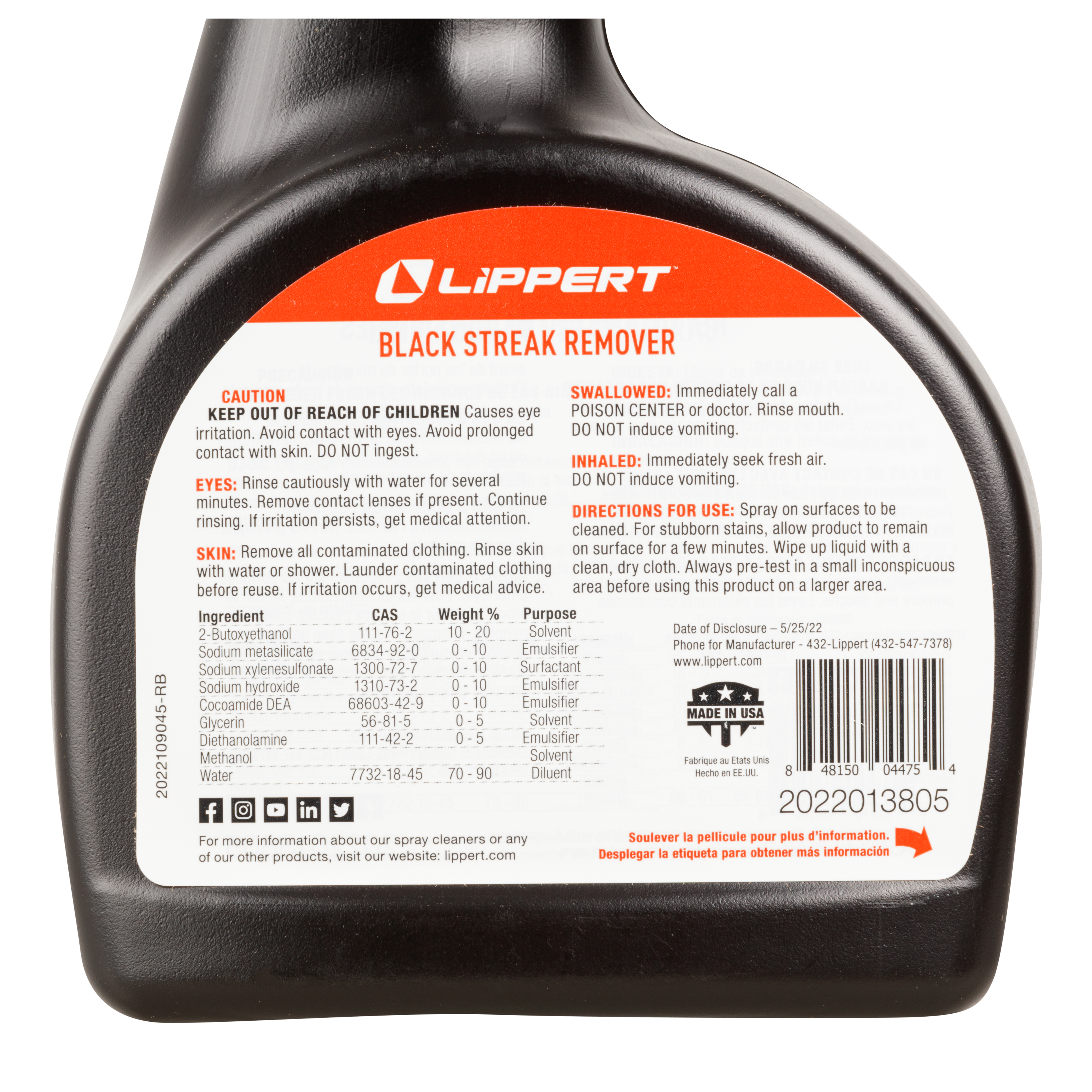 Lippert RV Black Streak Remover - 32 oz., 12-Pack thumbnail 2