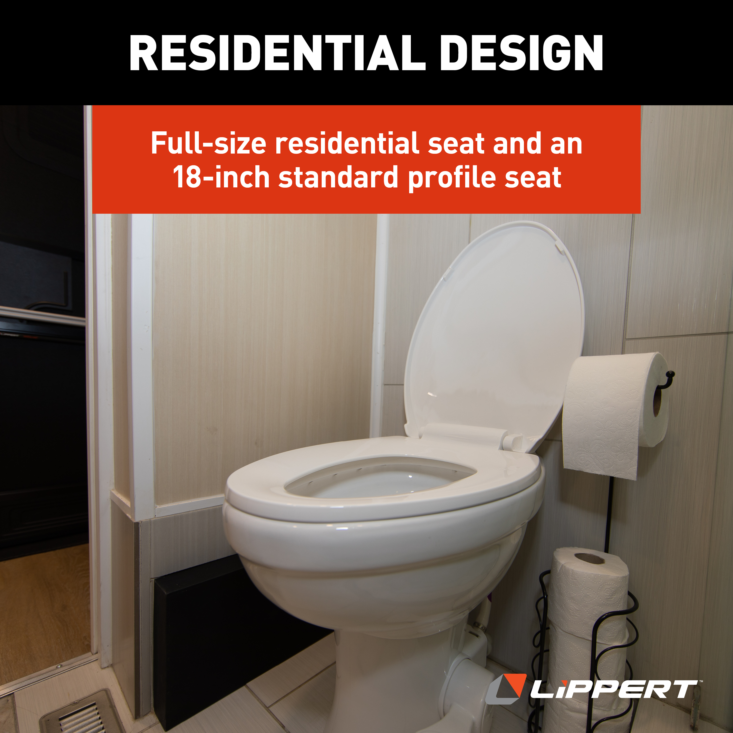 LIPPERT Flow Max RV Toilet -Elongated Ceramic Bowl thumbnail 4