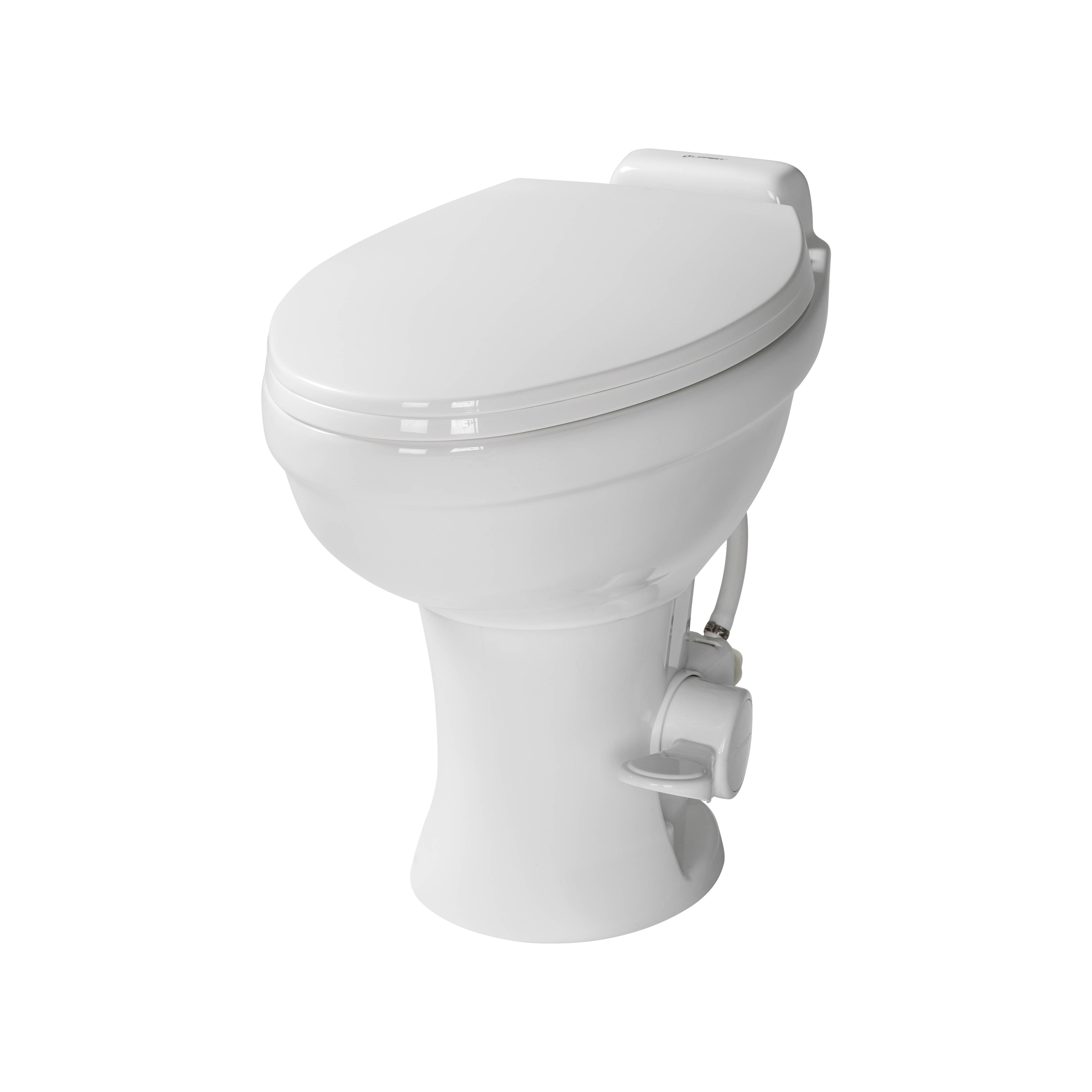 LIPPERT Flow Max RV Toilet -Elongated Ceramic Bowl thumbnail 0