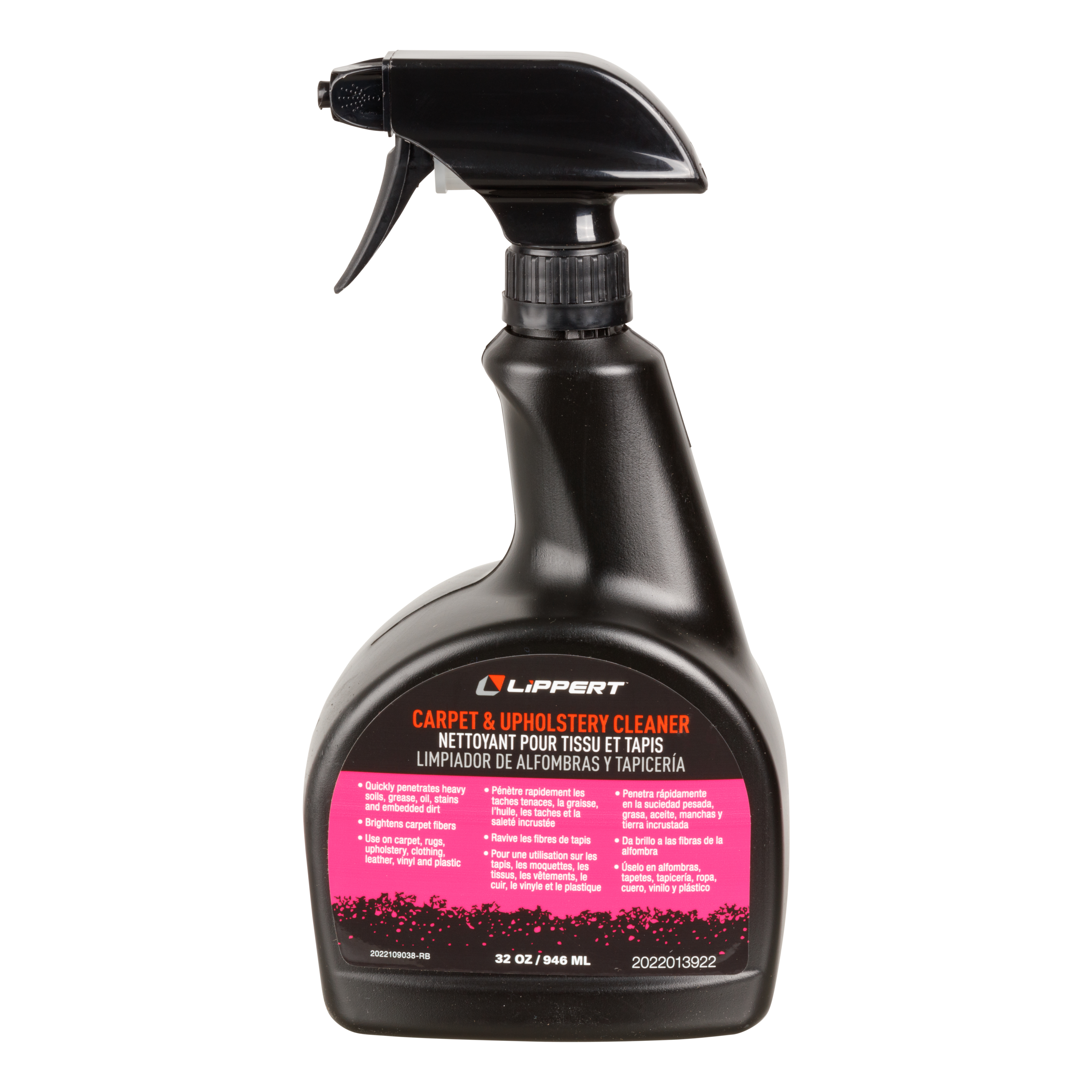 Lippert RV Carpet & Upholstery Cleaner - 32 oz., 12-Pack thumbnail 0