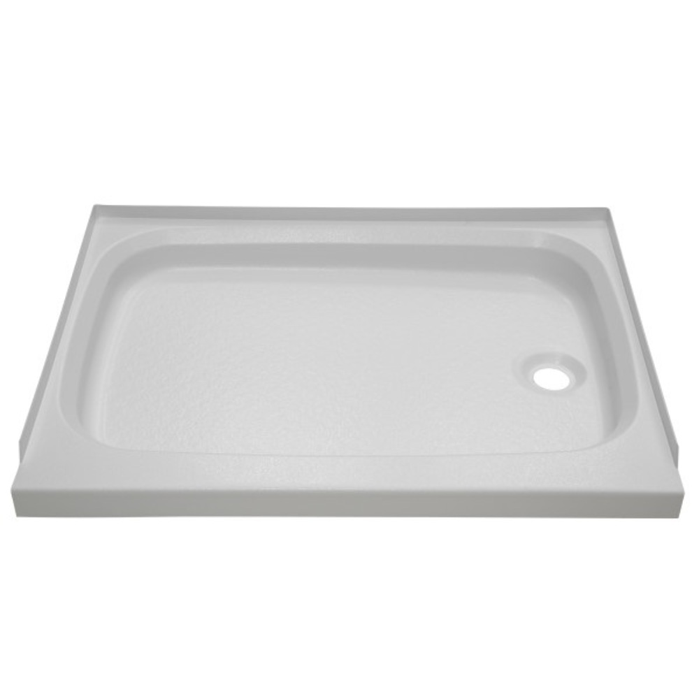 Lippert RV Shower Pan with Right Drain - 24" x 46" White #210383 thumbnail 0