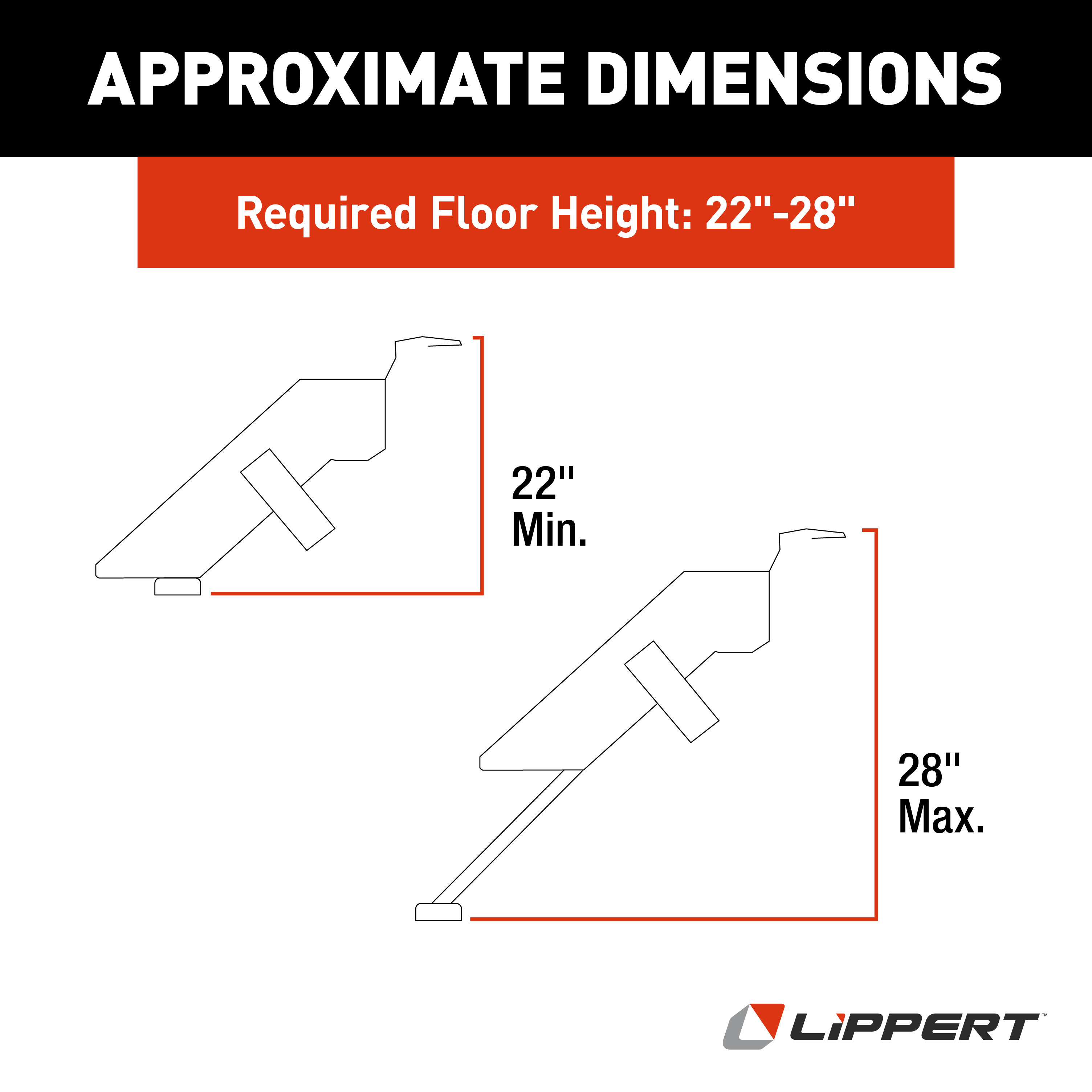 Lippert Solid Step Premium RV Steps - 30" Double thumbnail 1