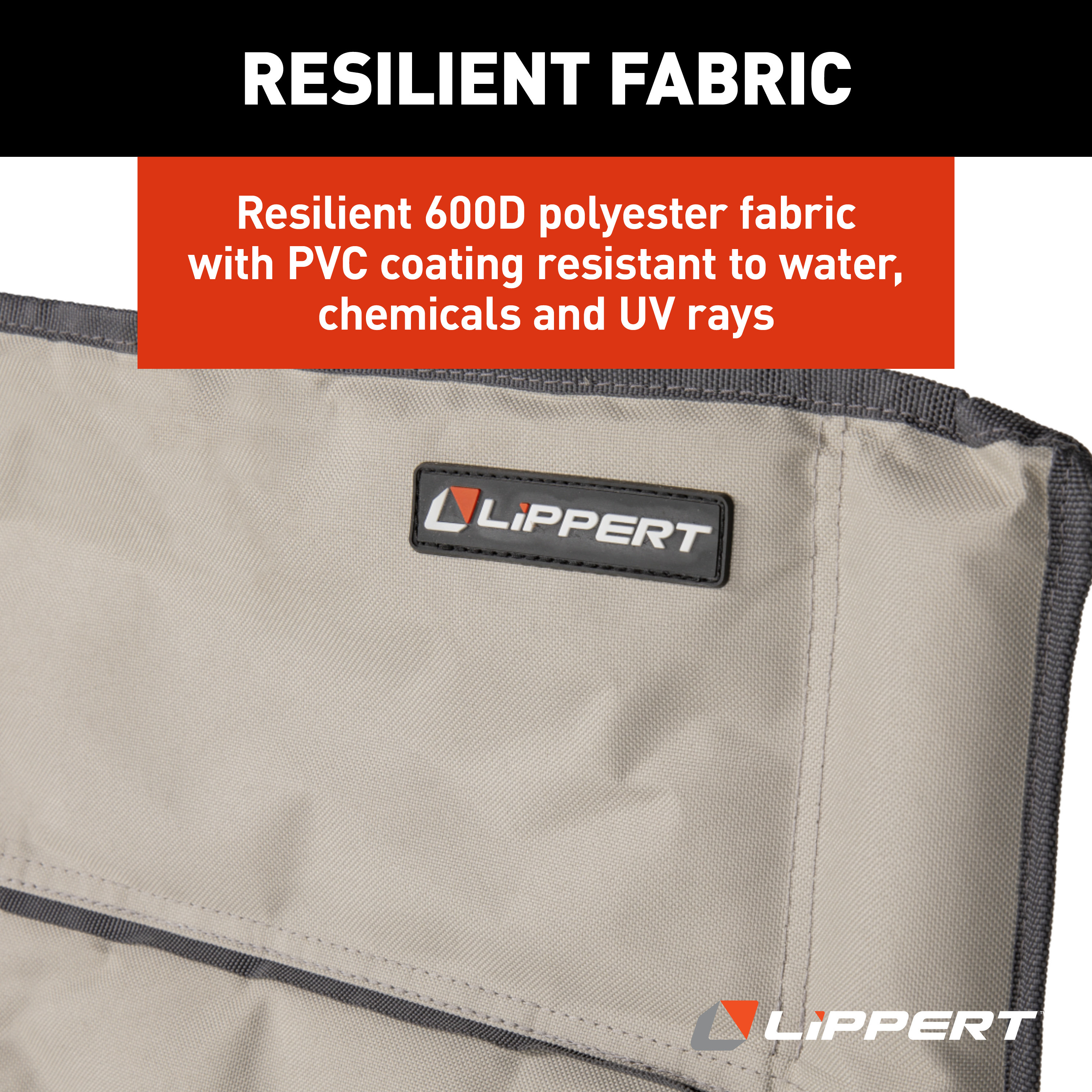 Lippert Scout Plus Director Chair with Side Table - Sand thumbnail 4