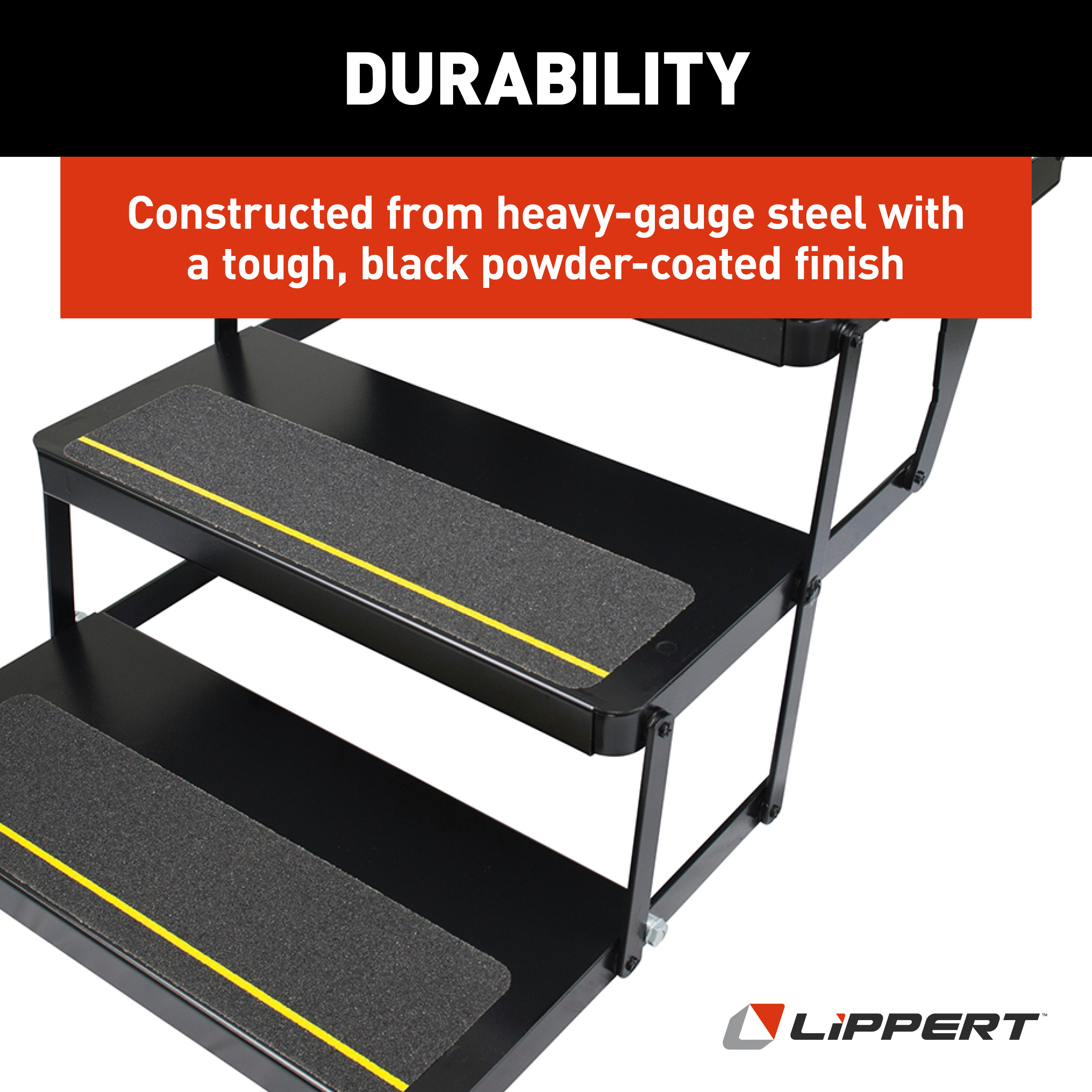 LIPPERT 25 Series (7" Rise) Step Assembly with Logic Control Unit and Power Switch Kit thumbnail 6