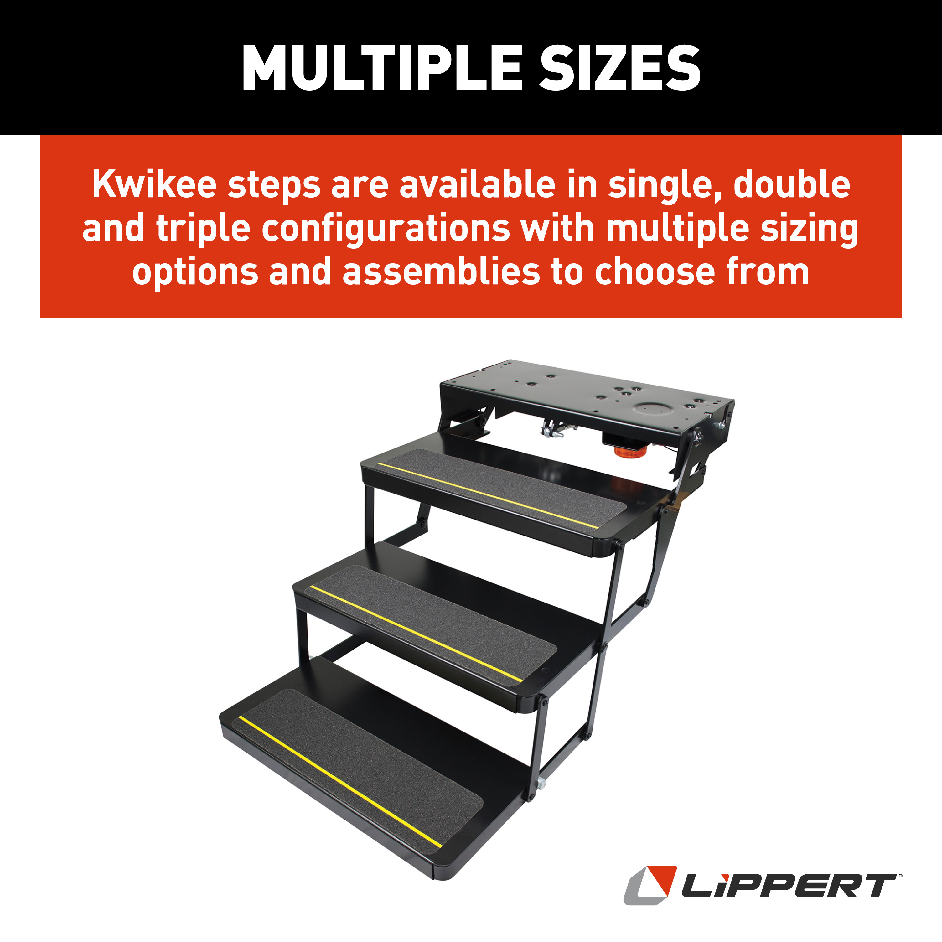 LIPPERT 25 Series (7" Rise) Step Assembly with Logic Control Unit and Power Switch Kit thumbnail 7