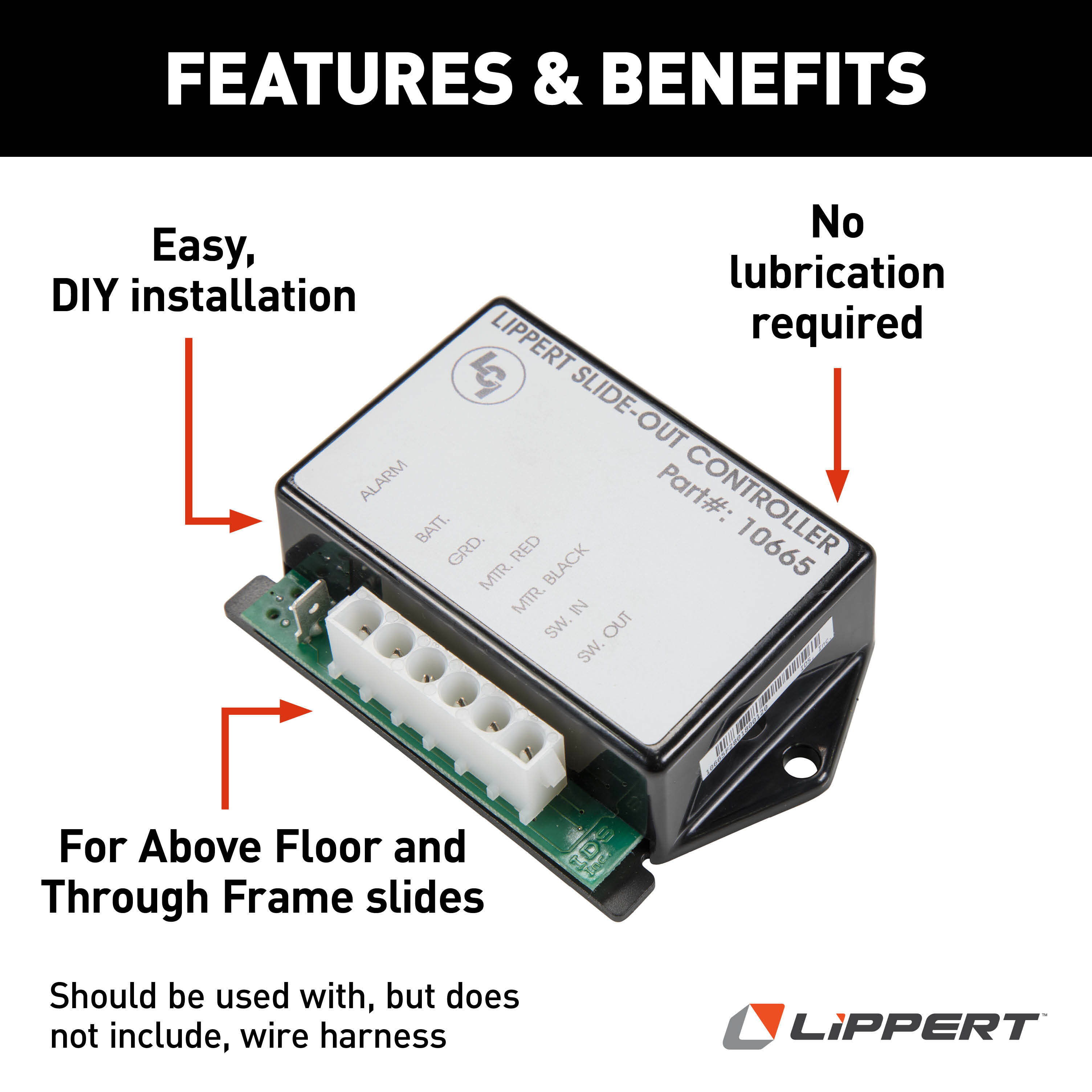 Lippert RV Slide-Out Controller #10665 thumbnail 2