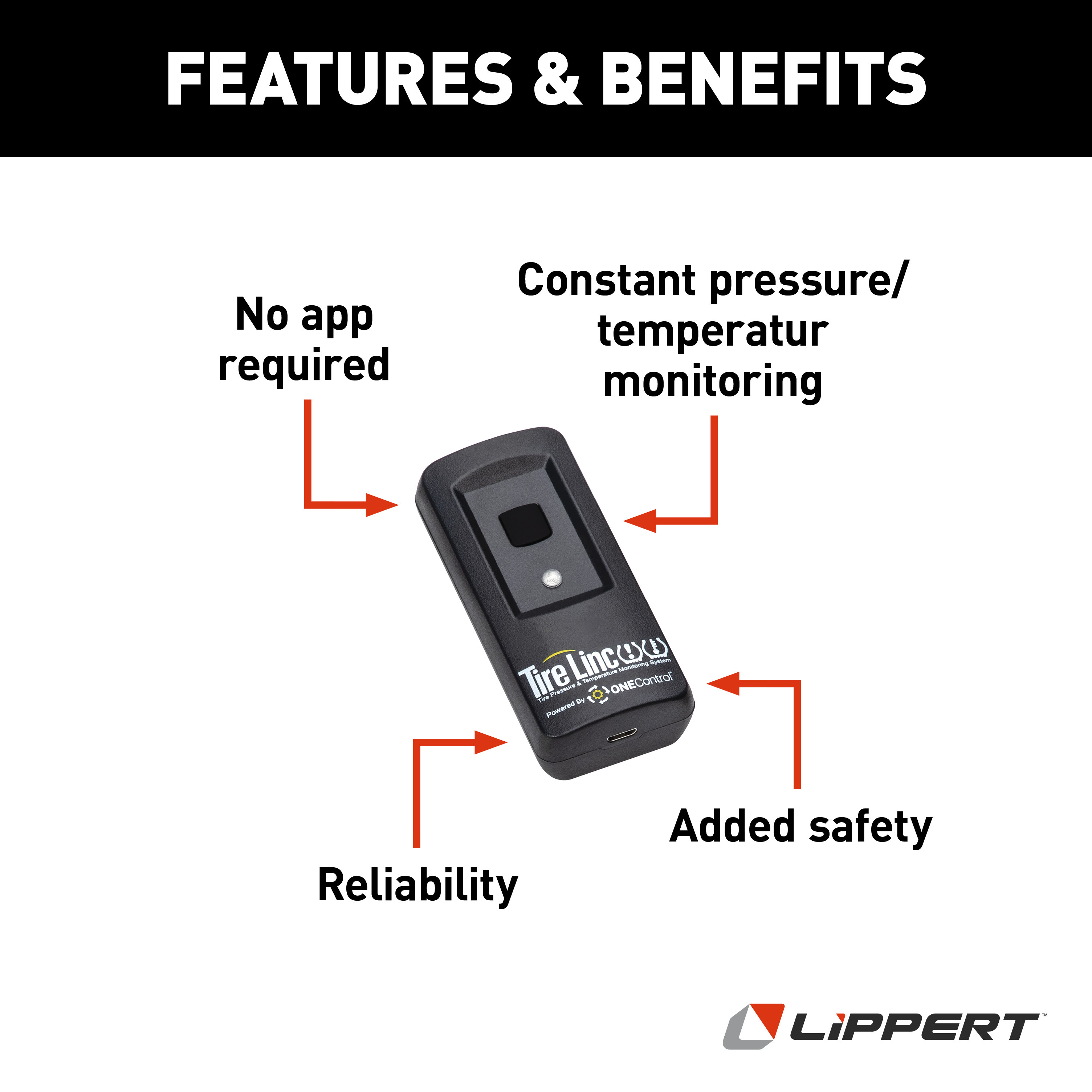 Lippert Tire Linc Alert Indicator Kit #2020107499 thumbnail 2