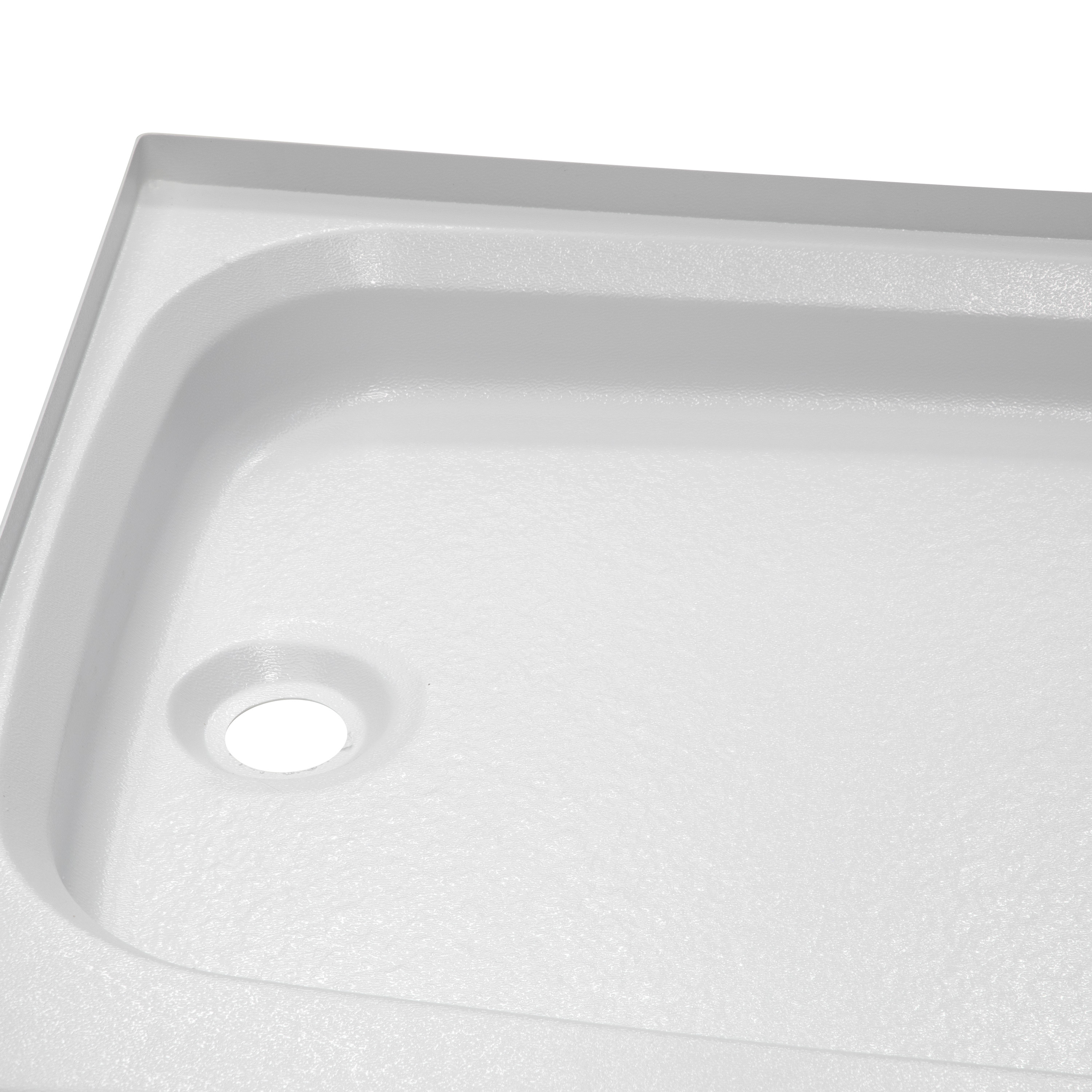 Lippert RV Shower Pan with Left Drain - 24" x 32" White #210369 thumbnail 2