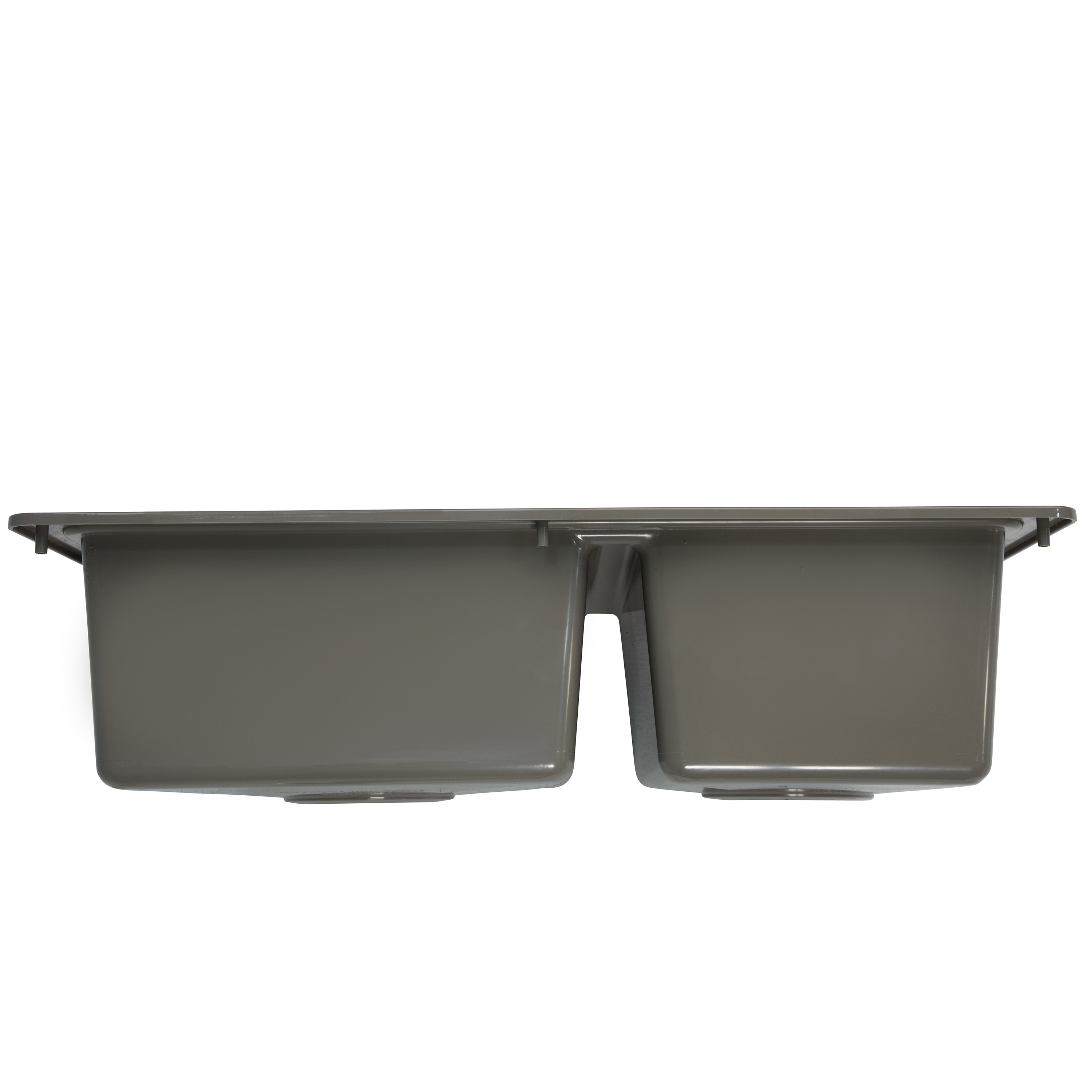 Lippert RV Double Kitchen Galley Sink - 25" x 17" x 6.6" Stainless Steel Color ABS Plastic thumbnail 3