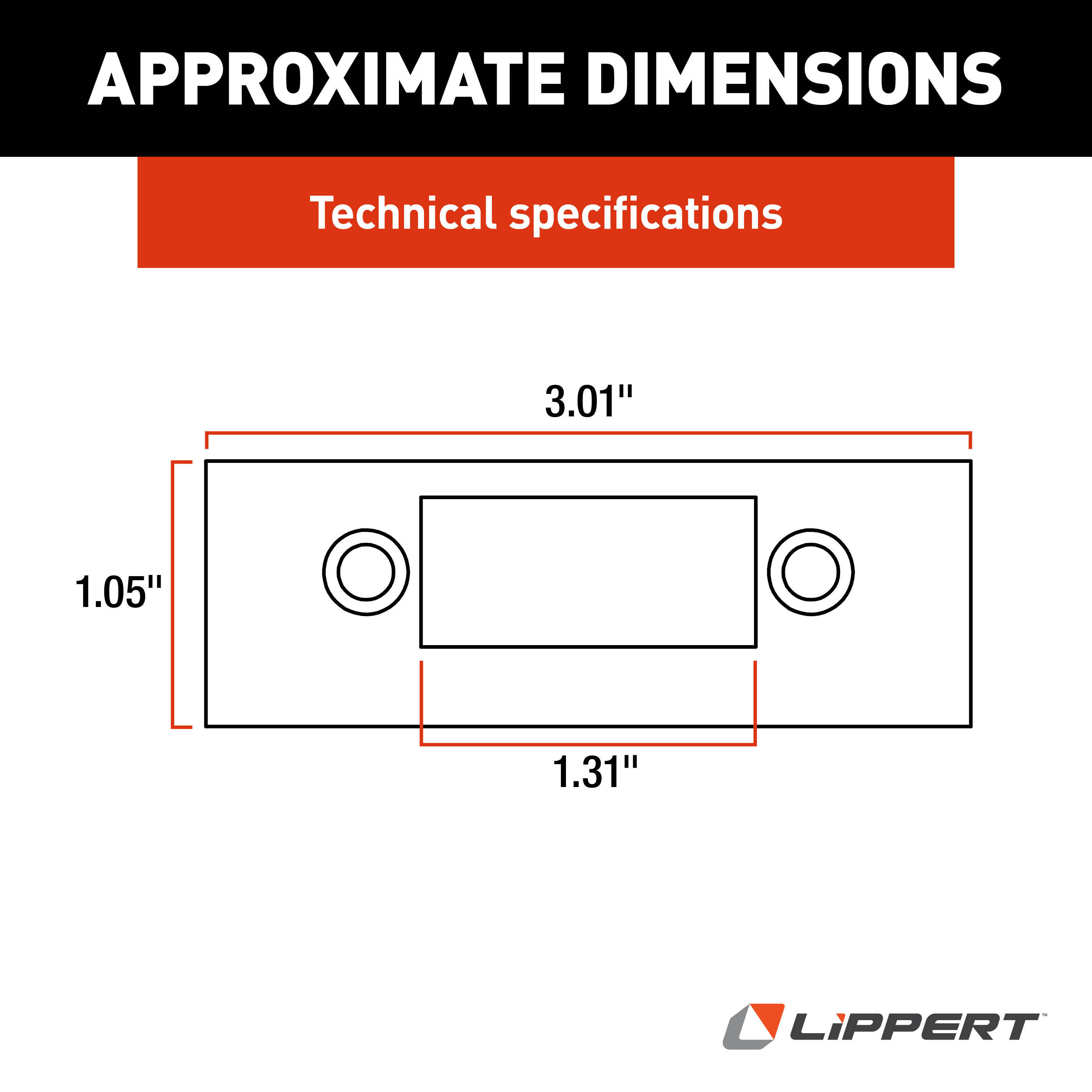 Lippert Standard RV Baggage Door Edge Cover #314302 thumbnail 1