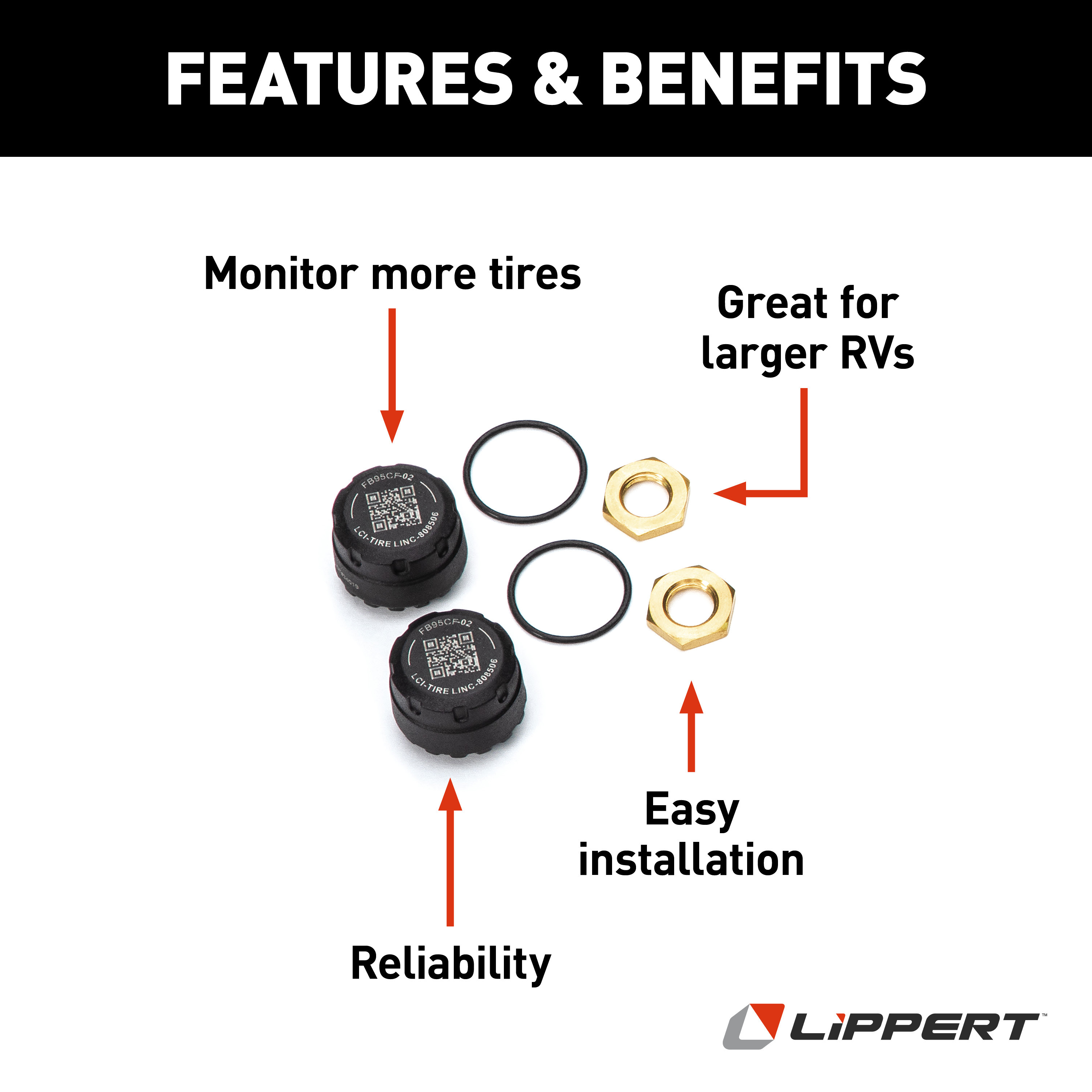 Lippert Tire Linc Tire Sensors (2-Pack) #2020106299 thumbnail 2