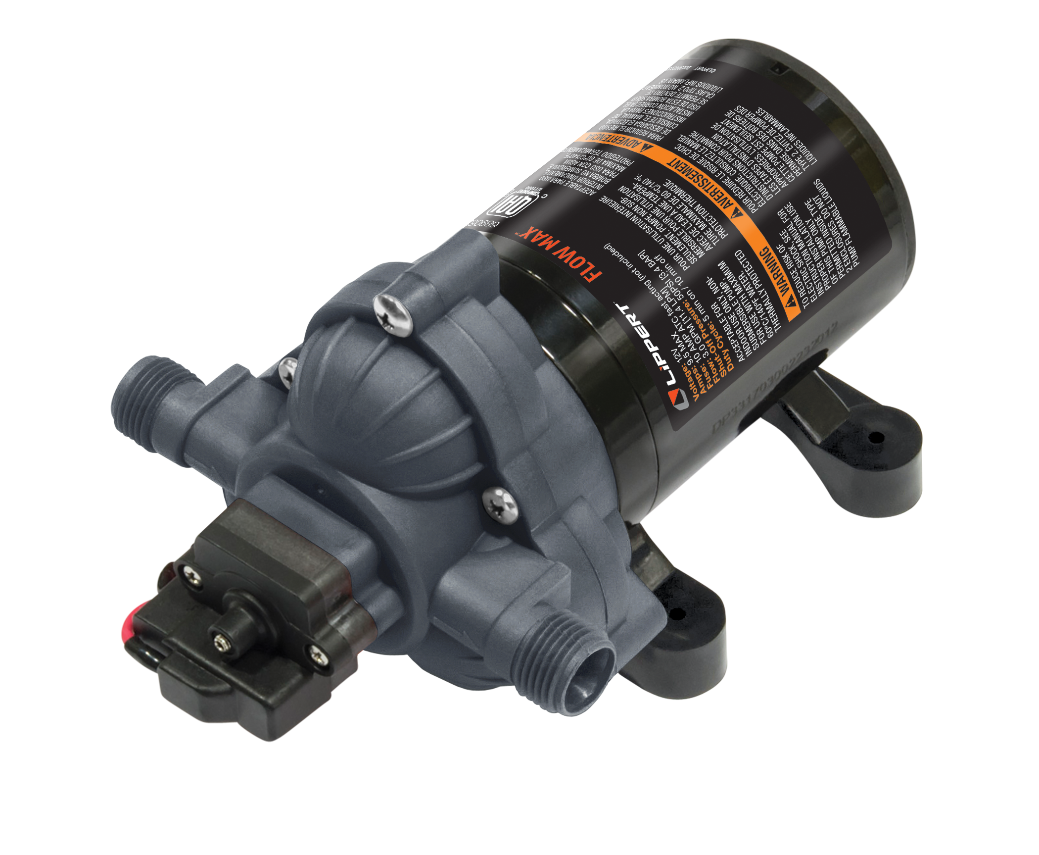 Lippert Flow Max RV Water Pump - 12V thumbnail 0