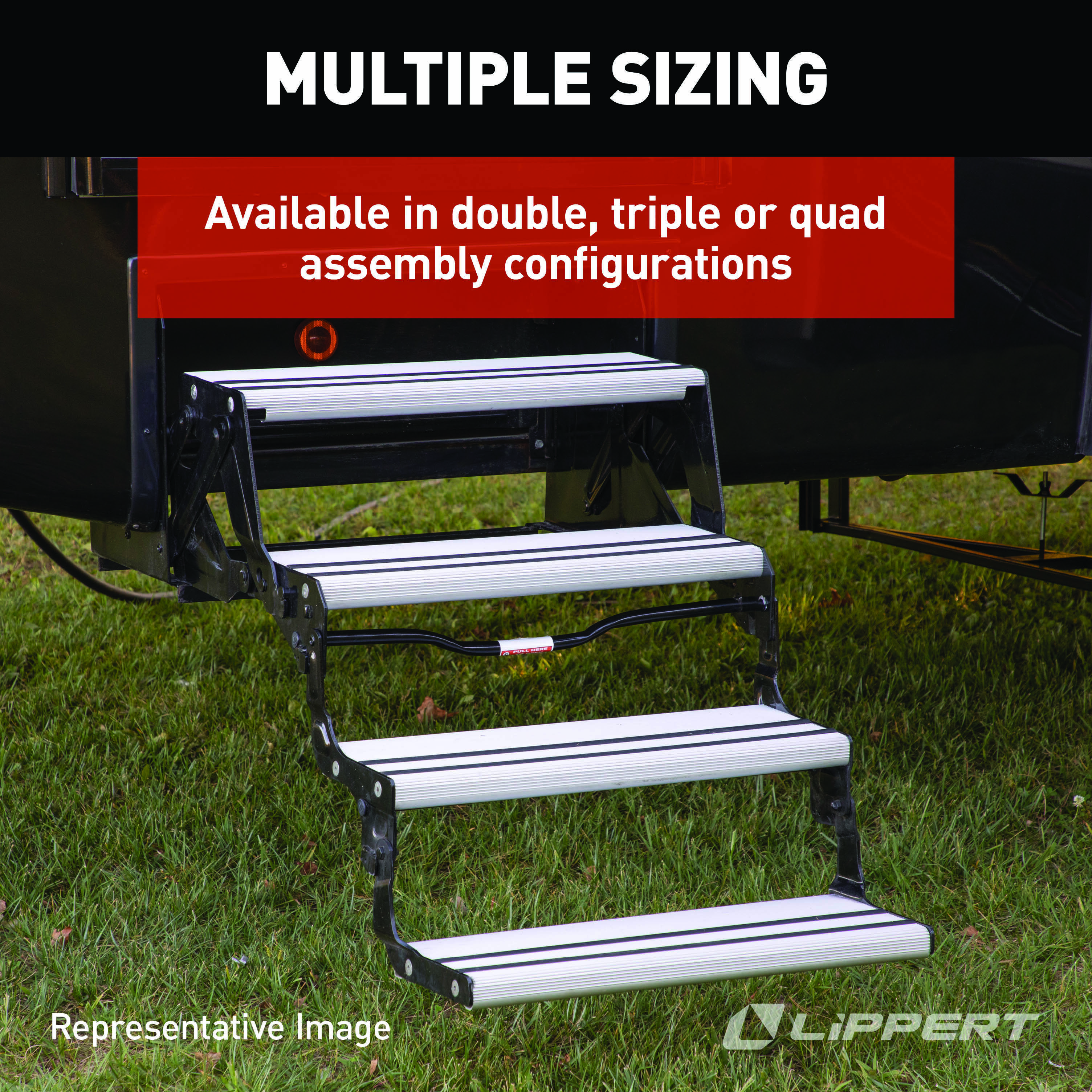 Lippert Alumi-Tread Manual RV Steps - Quad thumbnail 7