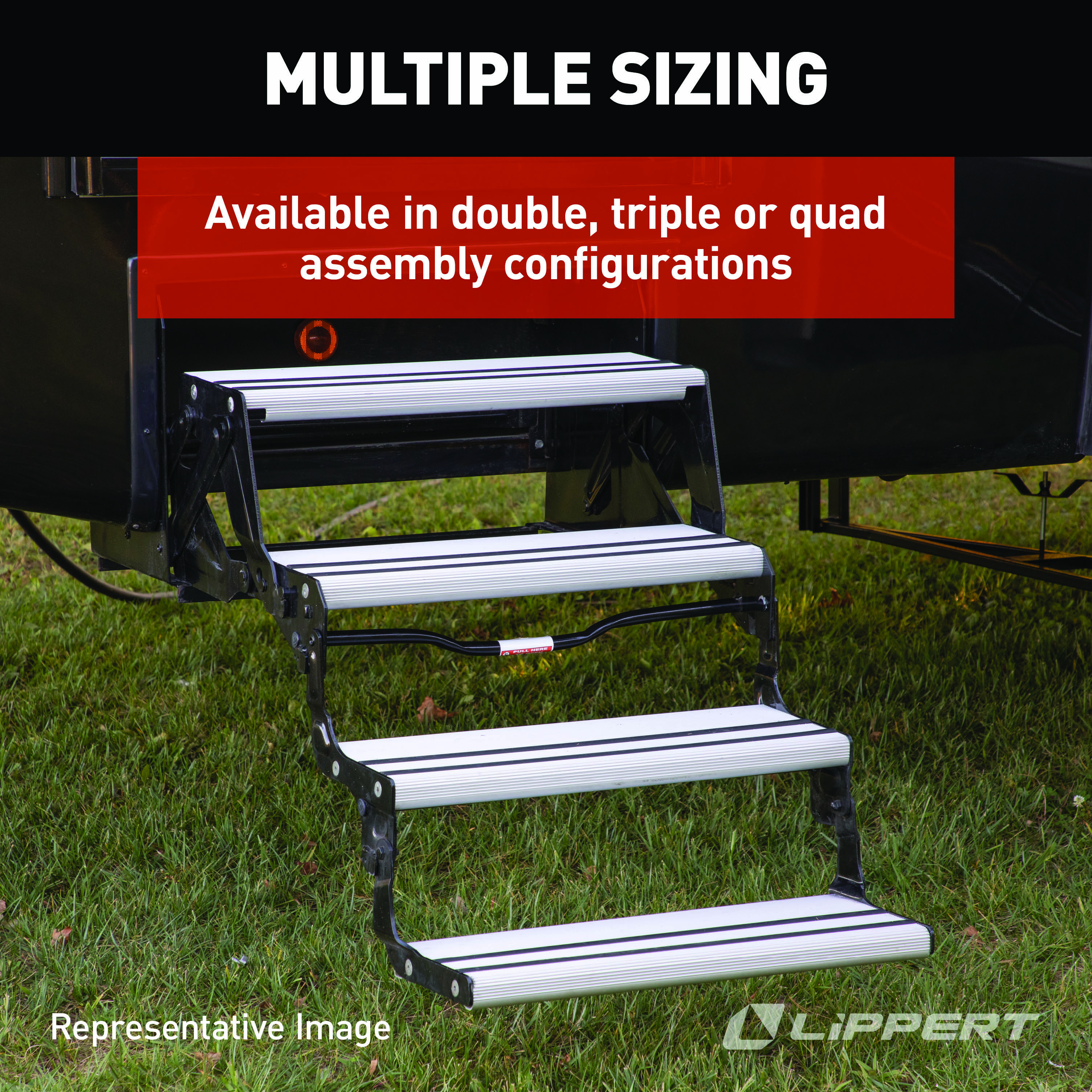 Lippert Alumi-Tread Manual RV Steps - Quad thumbnail 7