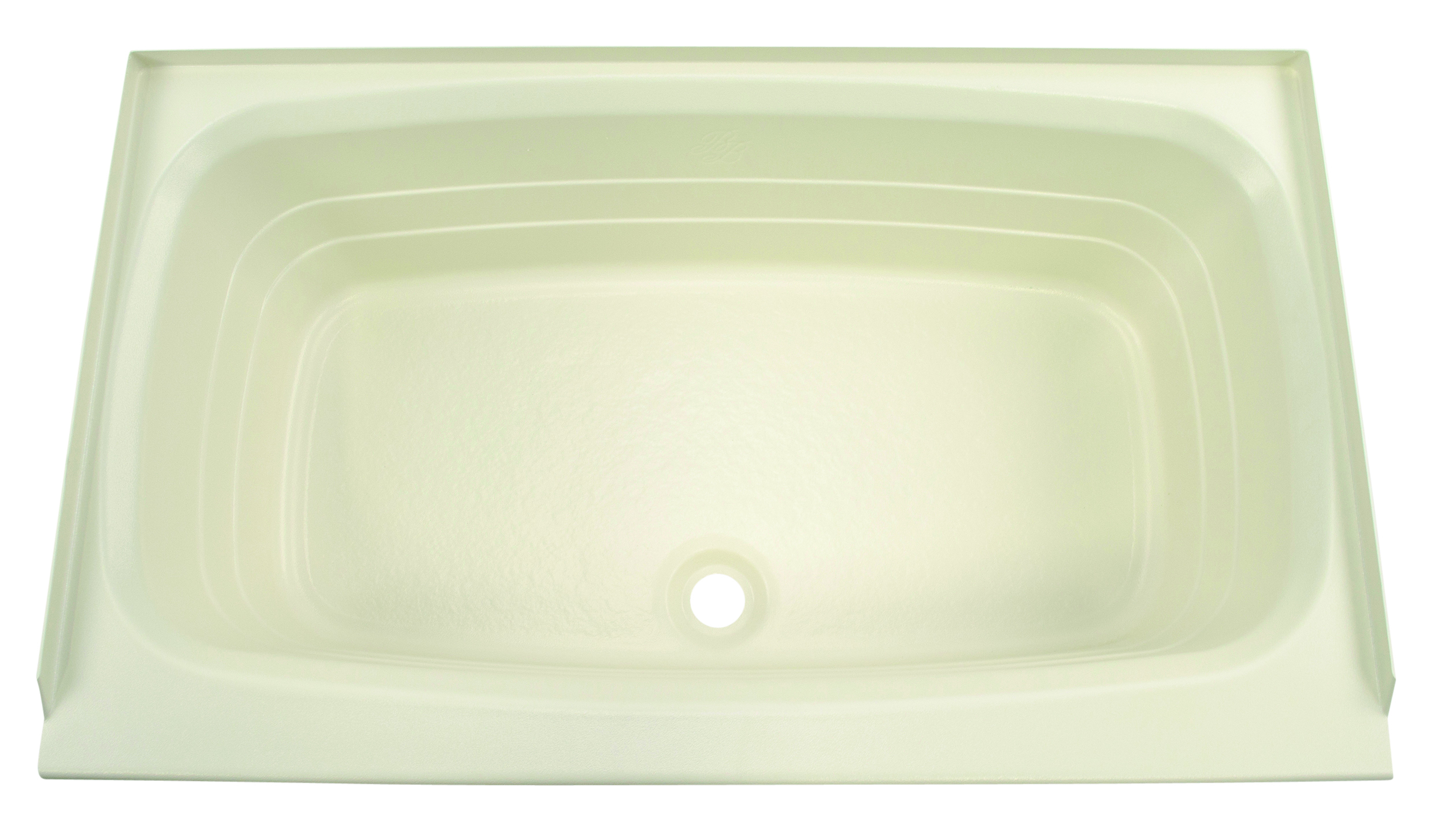 Lippert Bathtub with Center Drain - 24" x 40", Parchment #P2440CDSPK thumbnail 1