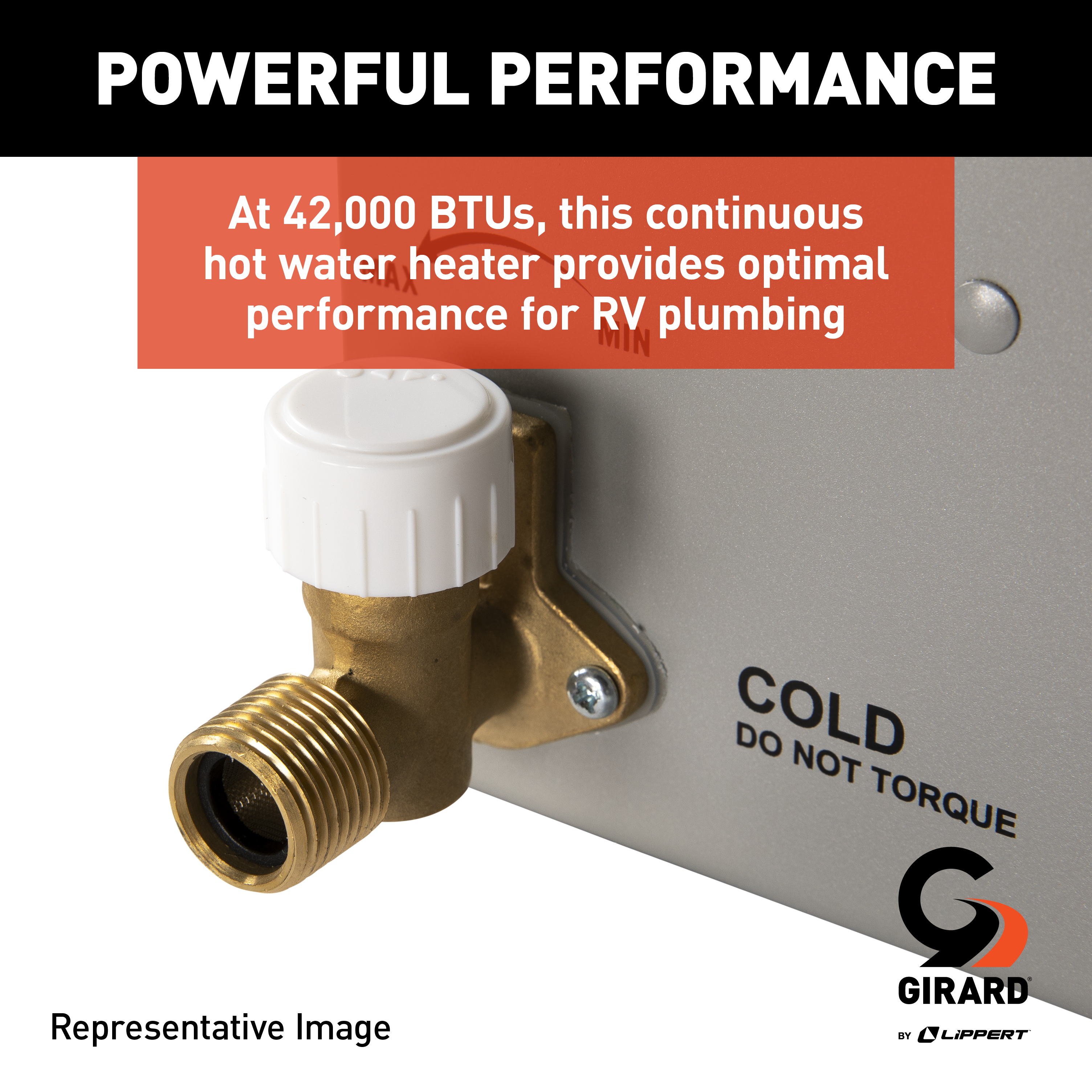 Girard 42,000 BTU Tankless RV 12V RV Water Heater thumbnail 3