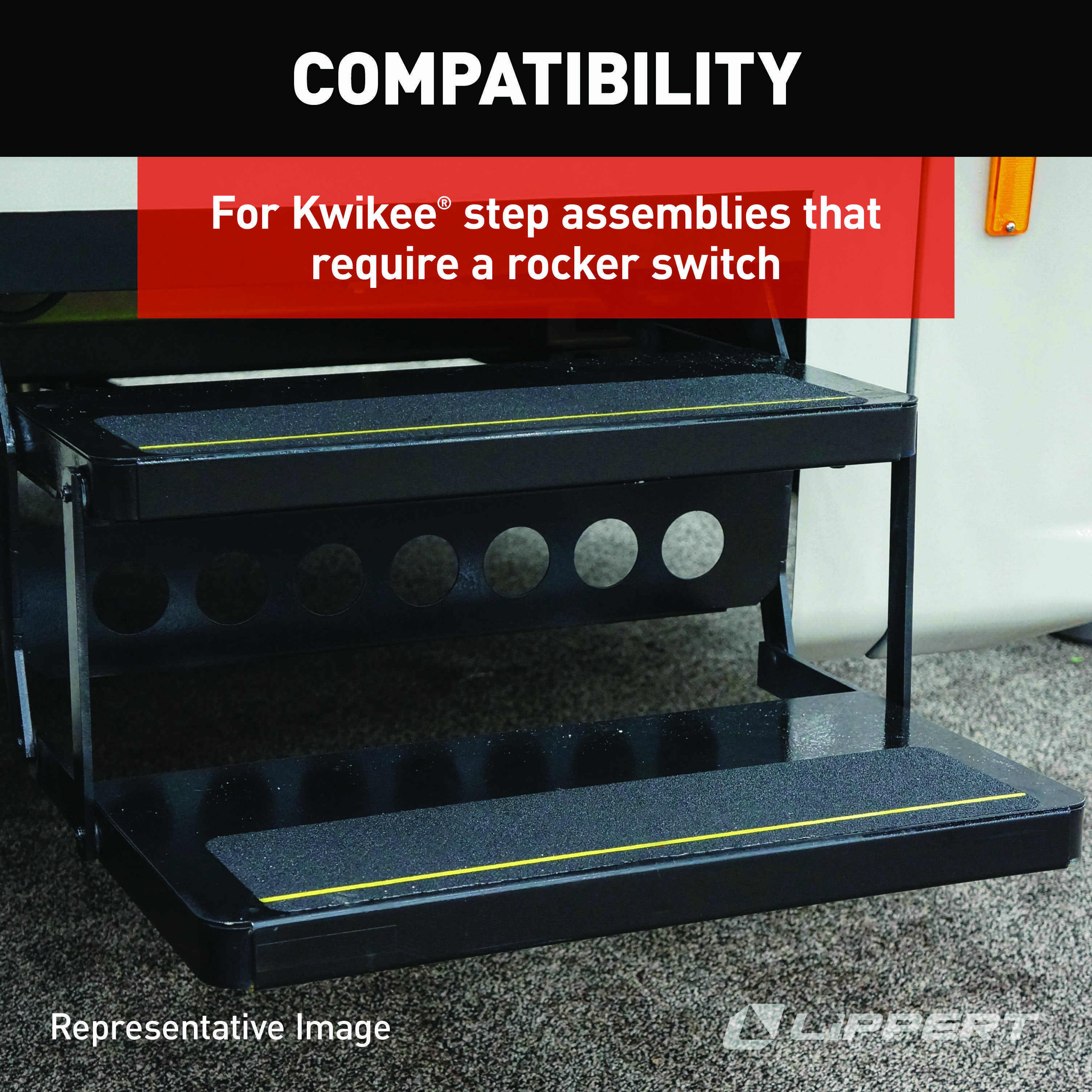 LIPPERT Kwikee Rocker Style Power Switch thumbnail 2