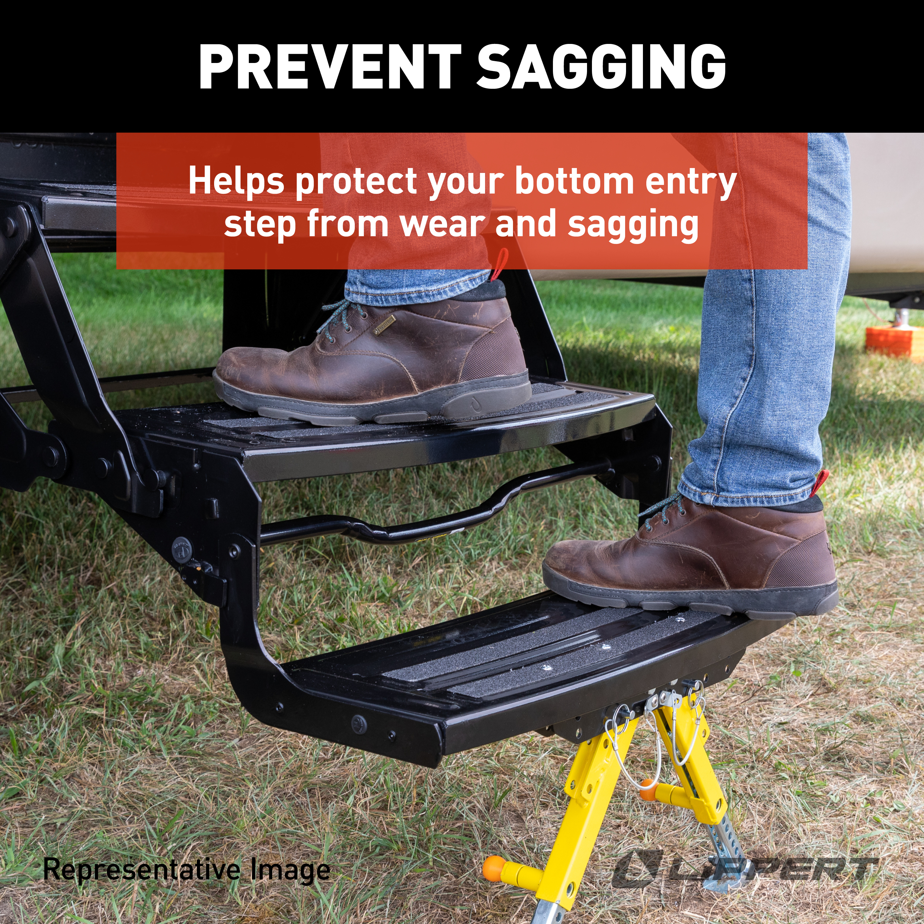 Lippert Solid Stance Step Stabilizer Kit #2020109777 thumbnail 5